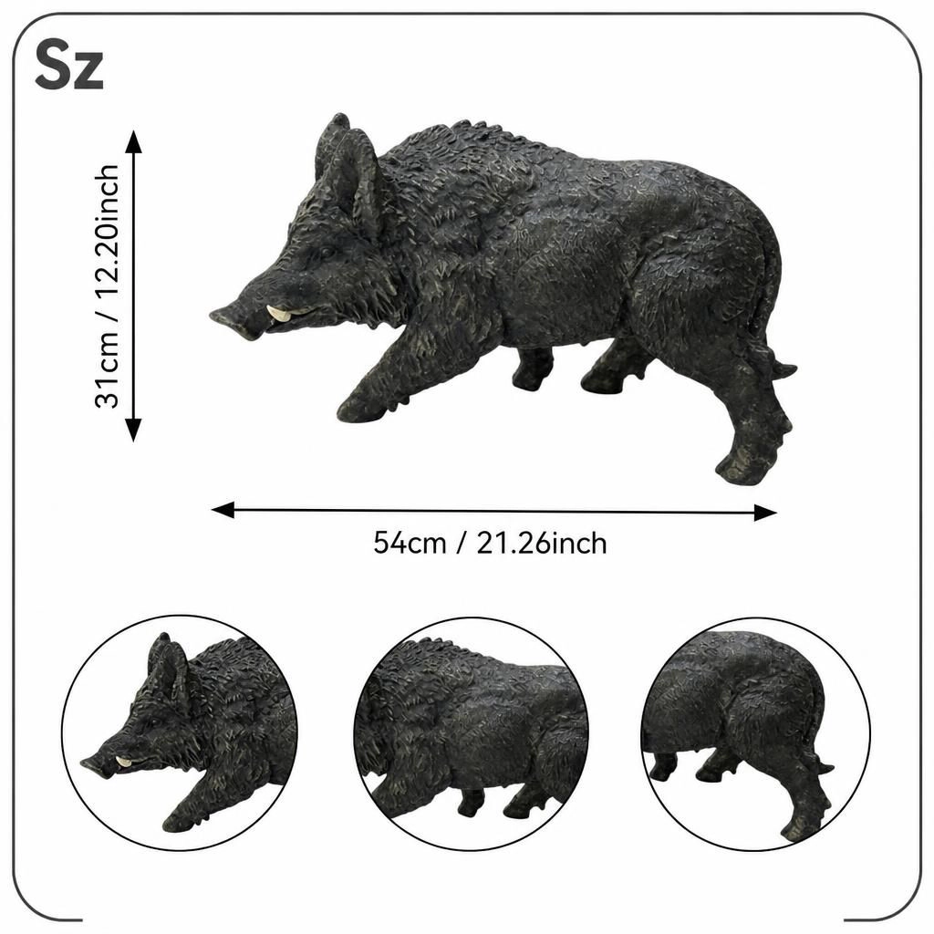 WOW PIONEER Solid Resin Handcrafted Statue Sculpture for Living Room Office Indoor Decor