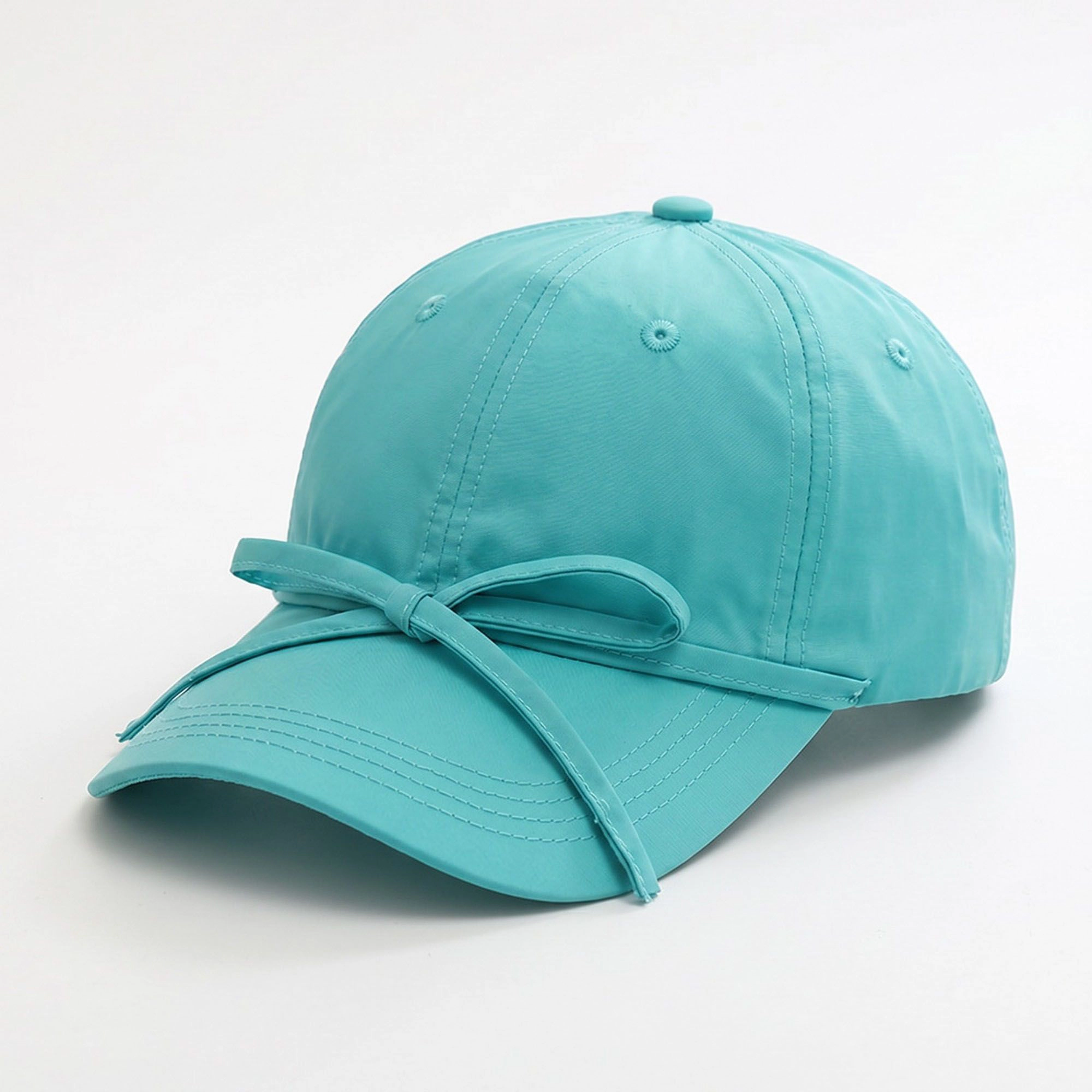 Anna-Kaci Women's Baseball Cap with Bow Tie Detail Adjustable Strap Casual Hat