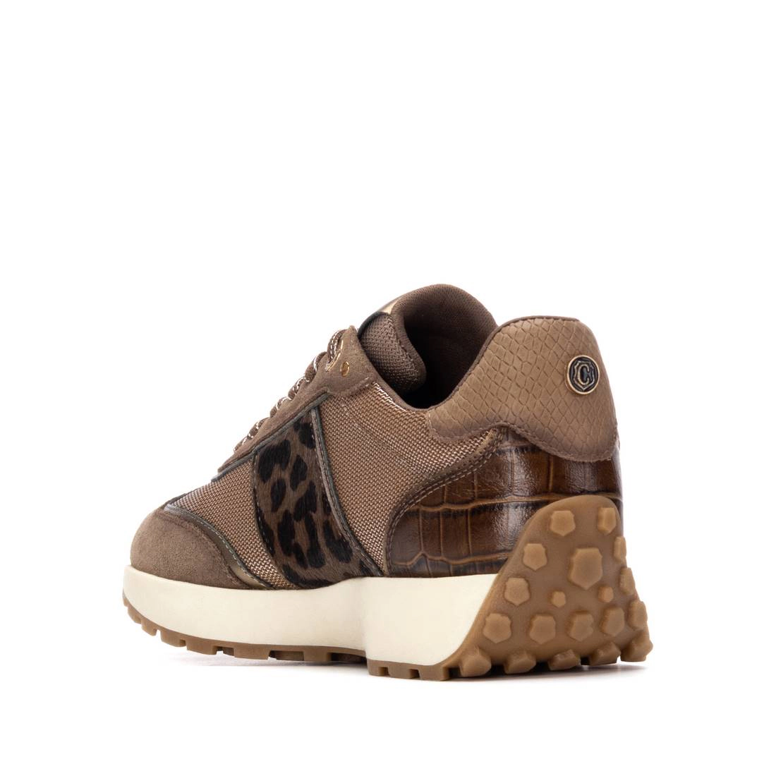 Women's Suede Lace-Up Sneakers Carmela Collection By XTI