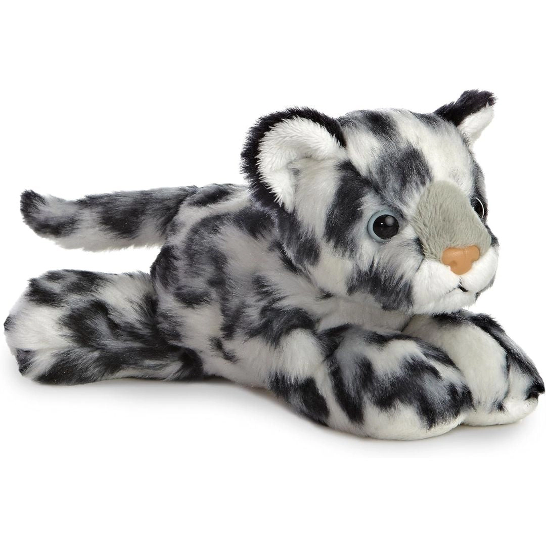 Aurora Mini Flopsie Snow Leopard 8-Inch Stuffed Animal Plush