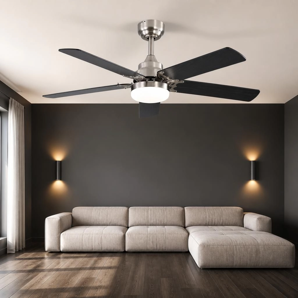ELEMENT ACE 42 Inch Low Profile Flush Mount Ceiling Fan