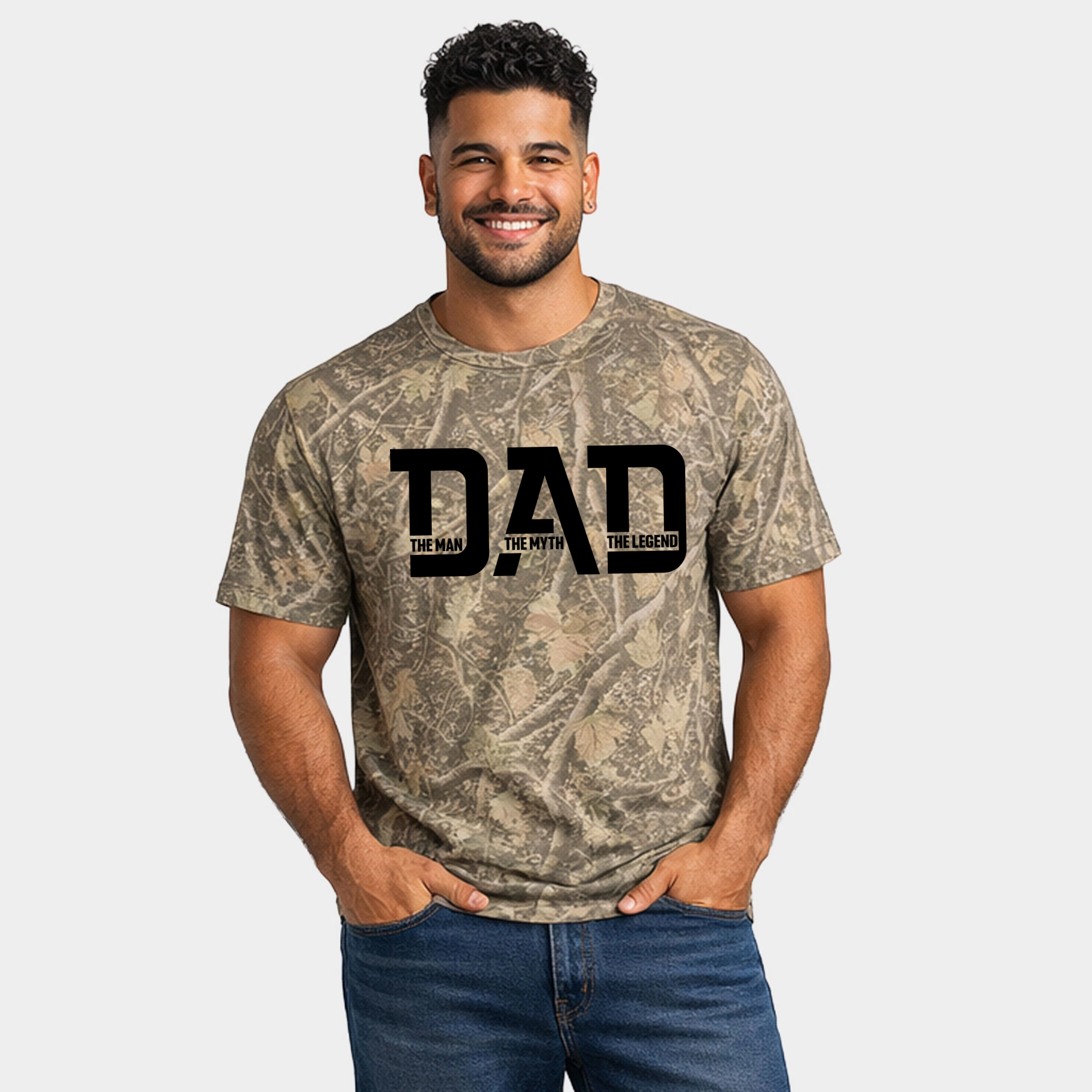 Simply Sage Market - Dad The Legend - Men's Heavyweight Crew