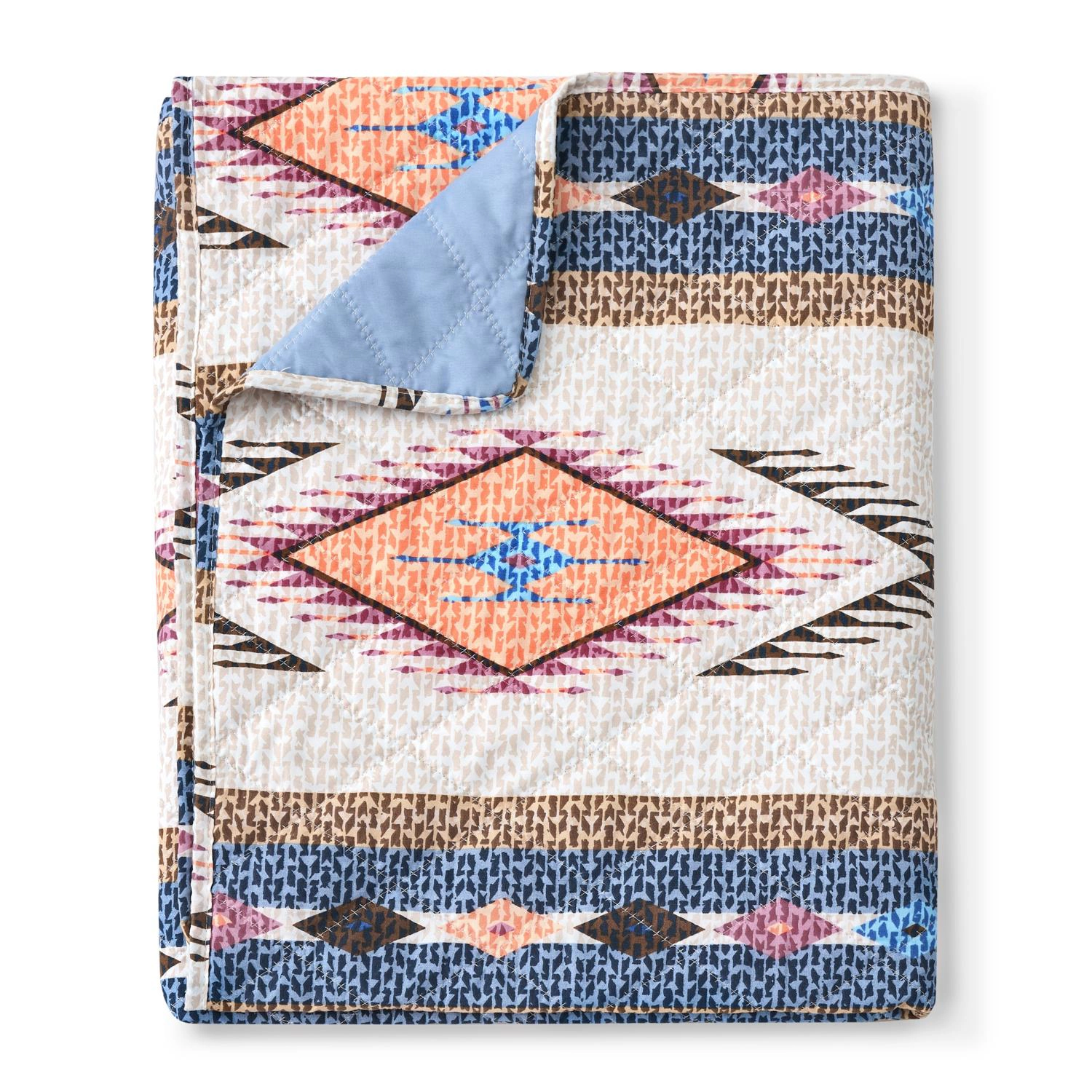 Greenland Home Fashions Cheyenne 100% Cotton vibrant Southwestern patterns Accessory Throw 50" x 60" Spirit