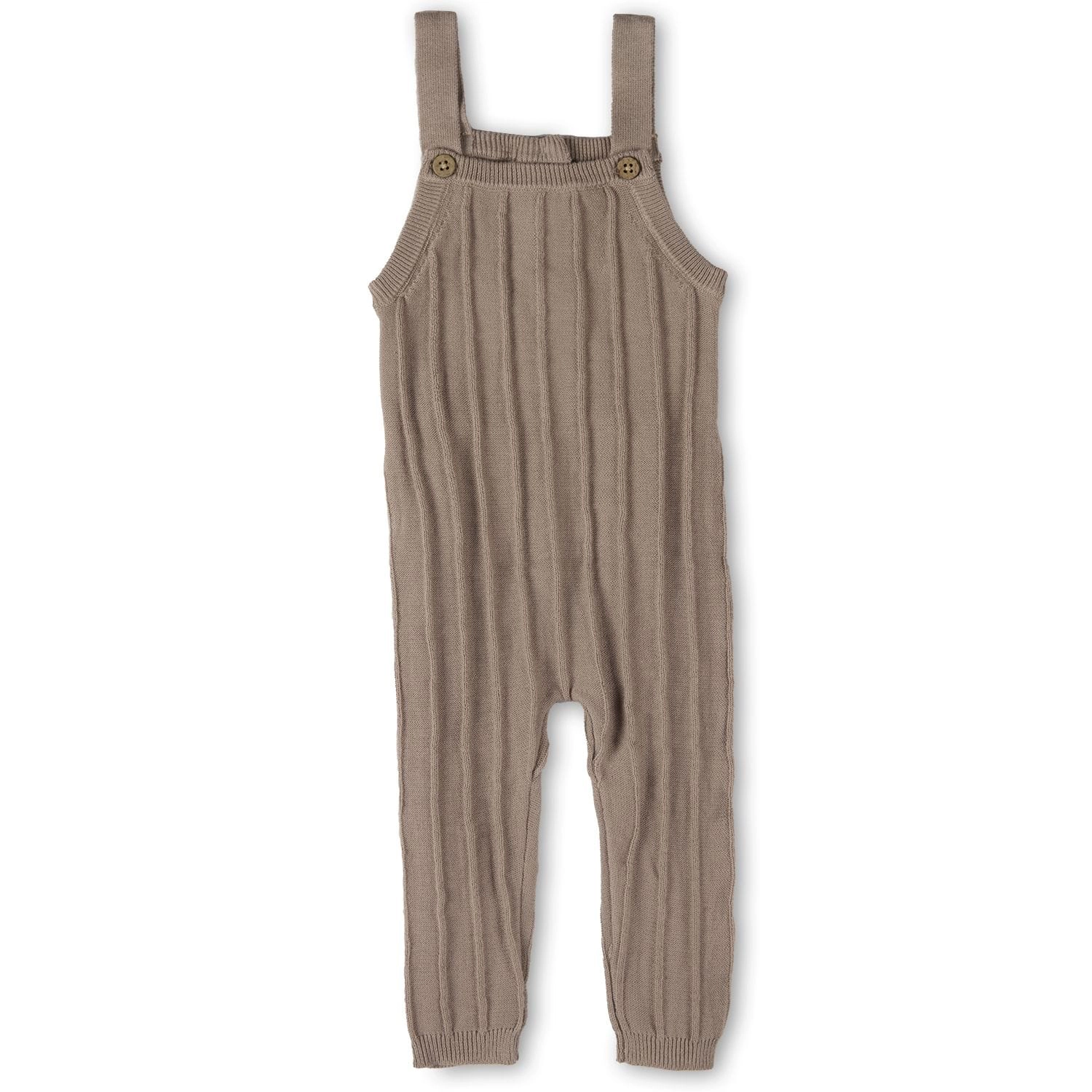 Memoi Unisex Baby and Toddler Raised 3D Knit 100% Cotton Ribbed Jumpsuit