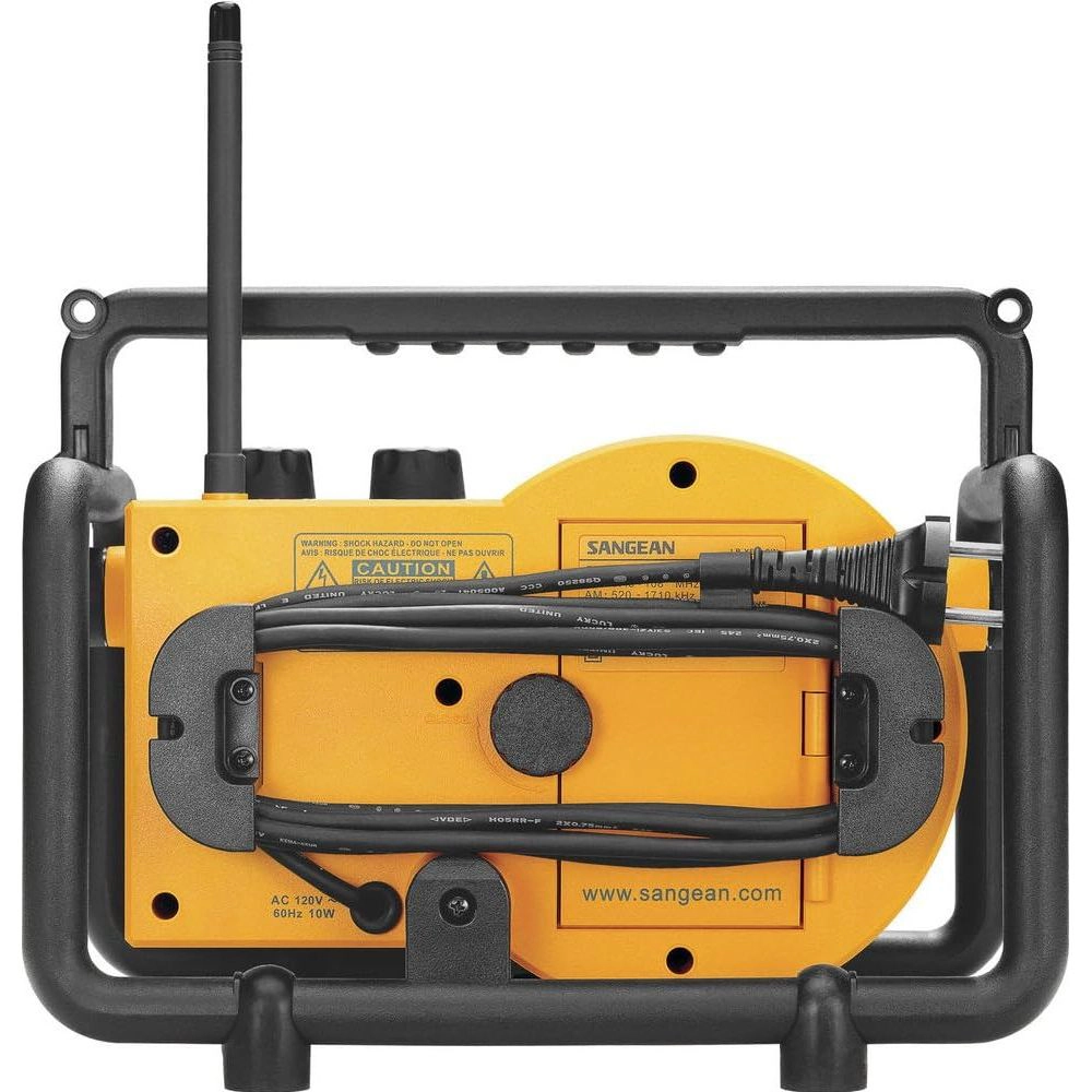 SANGEAN LB-100 Rugged Pocket AM/FM Radio, Yellow