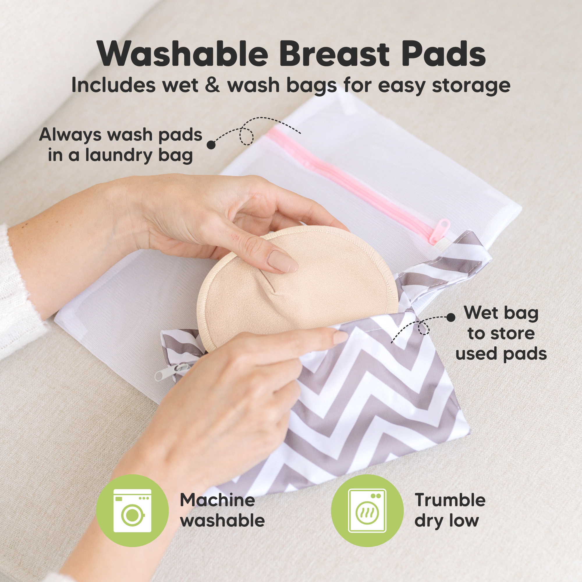 KeaBabies -Pack Comfy Nursing Pads