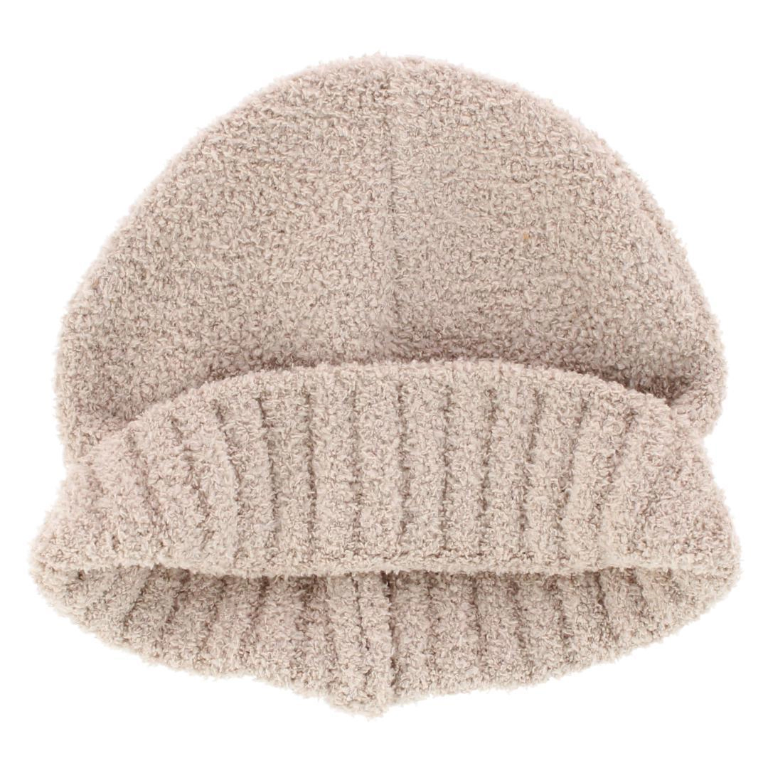 CTM Girl's One Fits Most Solid Soft Winter Knit Beanie Hat