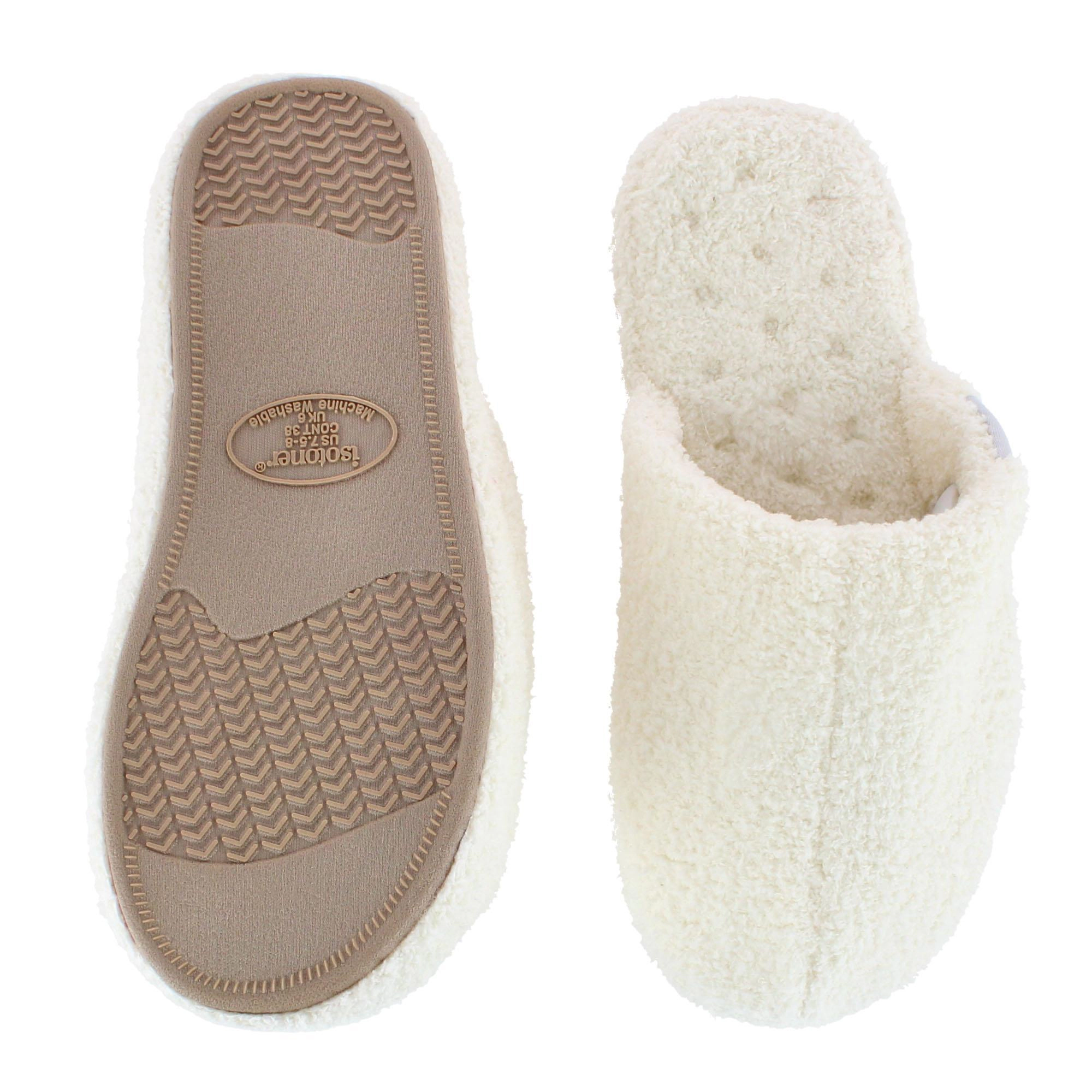 Isotoner Women's Joey Soft Pile Clog Slippers