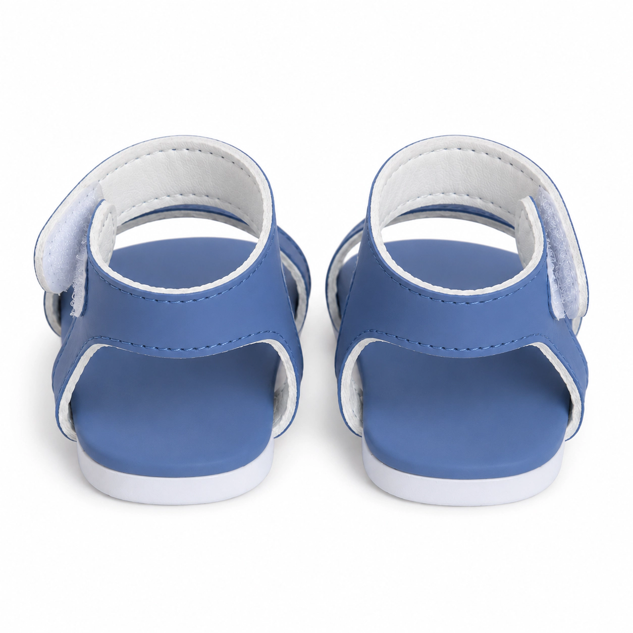 MBD® Girl Doll Matte Blue Sandals Fits 18 inch Kennedy and Friends Dolls