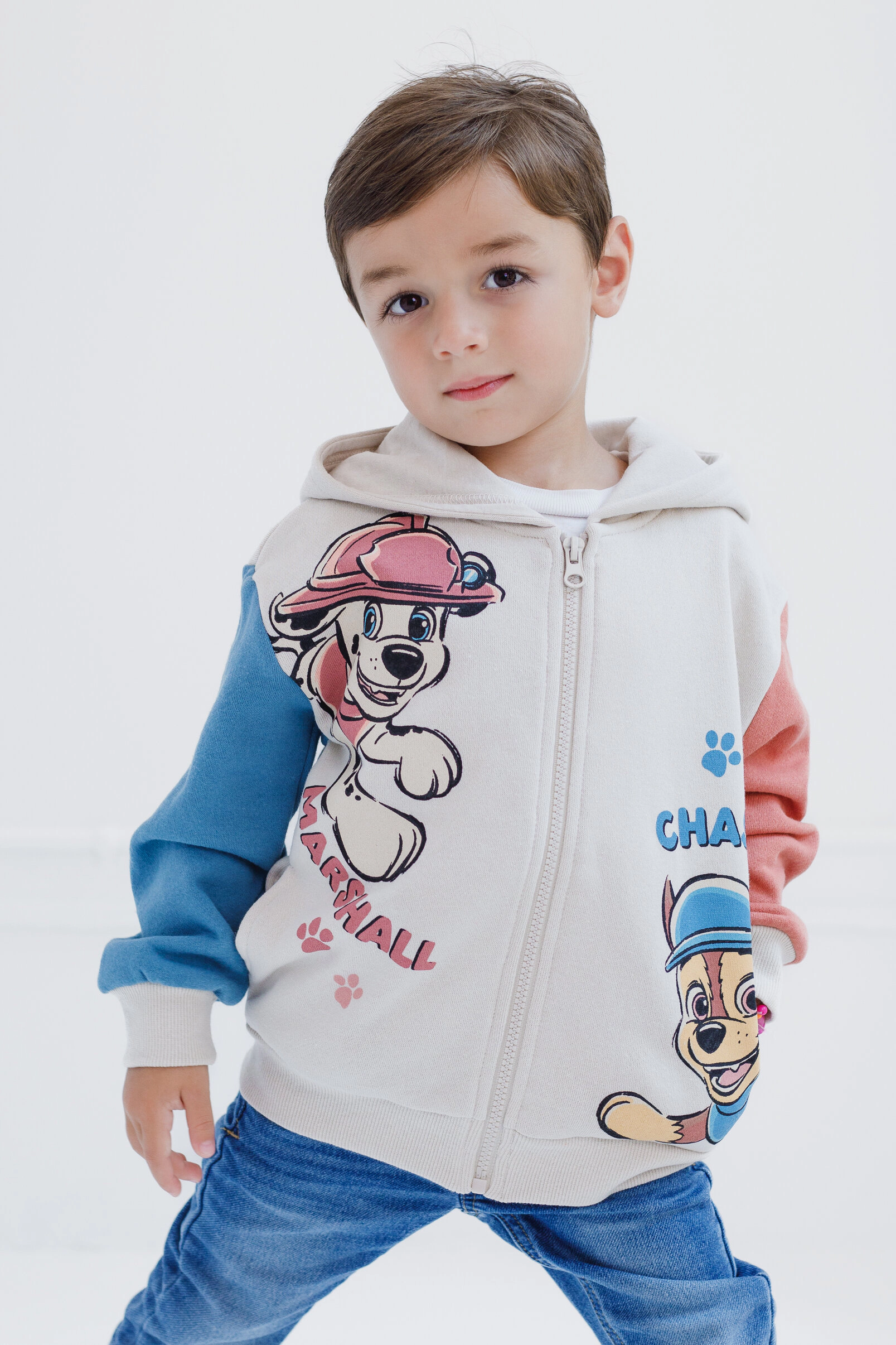 Paw Patrol Boys' Fleece Zip-Up Hoodie