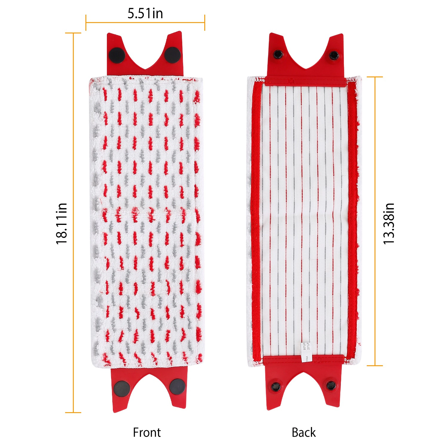 GBruno Washable Fiber Floor Mop Pads For Vileda