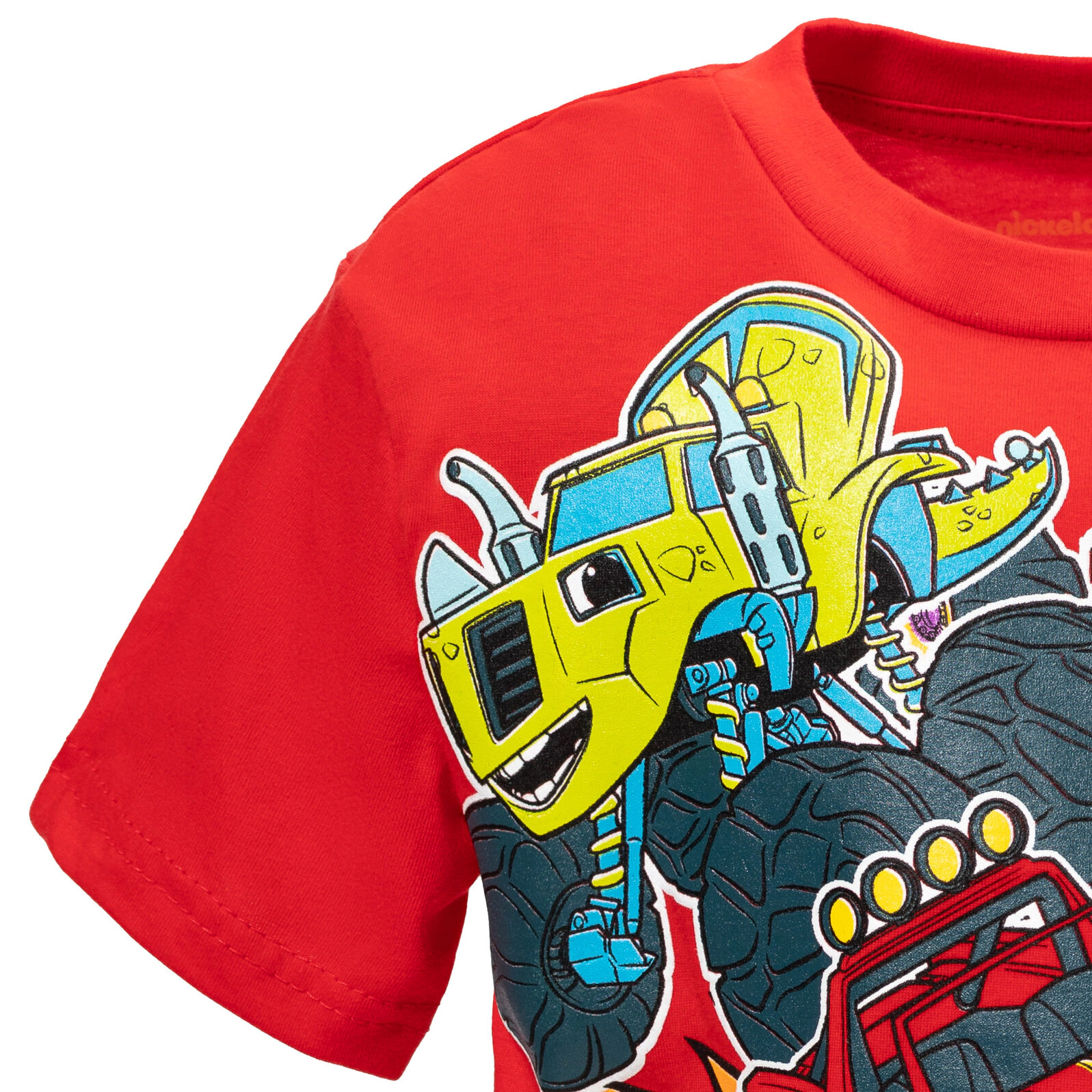 Blaze and the Monster Machines Boys' Racing T-Shirt Tank Top Shorts Set