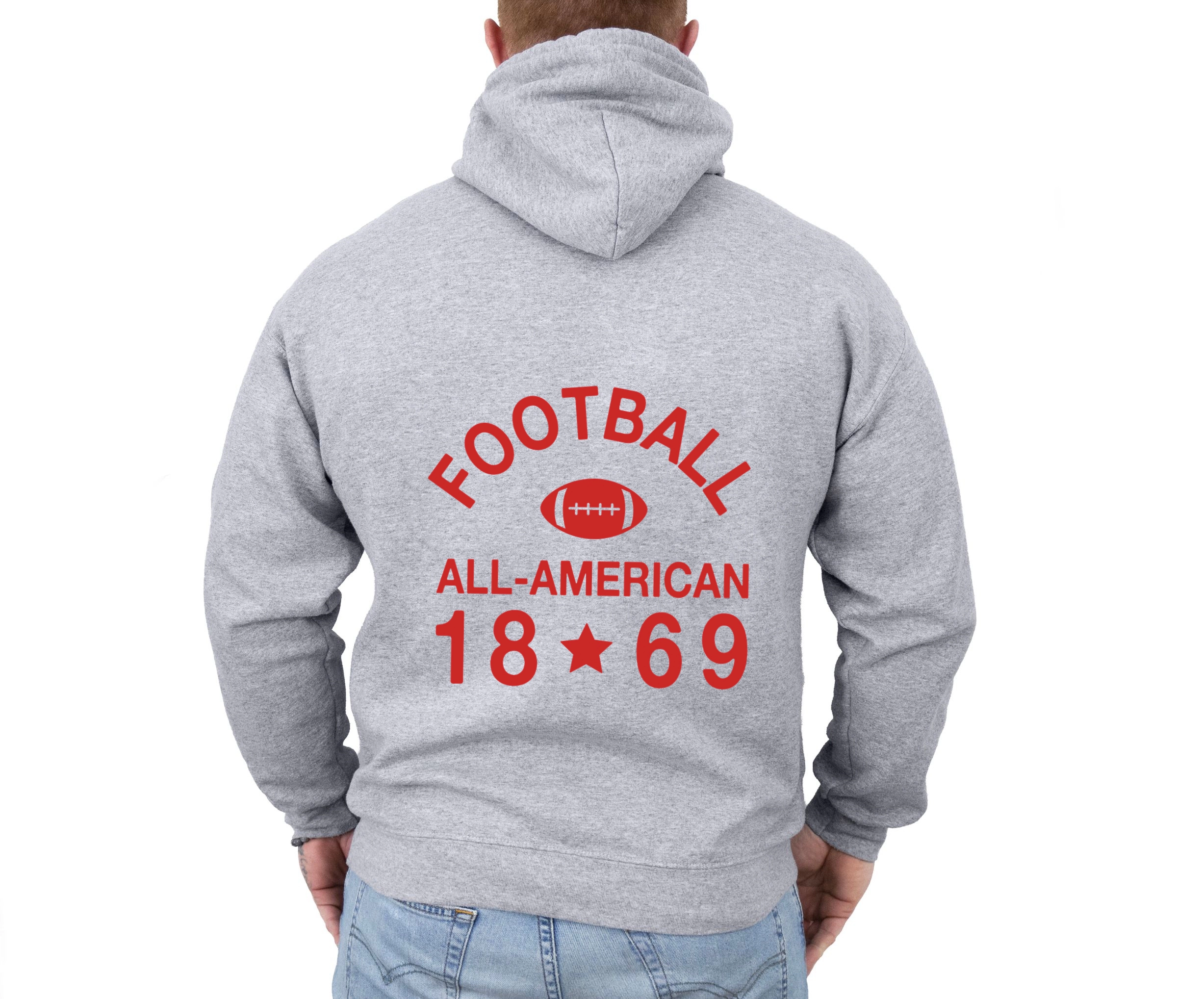 Simply Sage Market - Men's Graphic Hoodie All-American Football