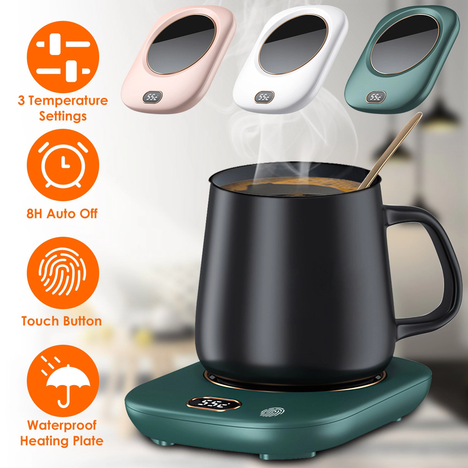 GBruno USB Electric Coffee Mug Warmer