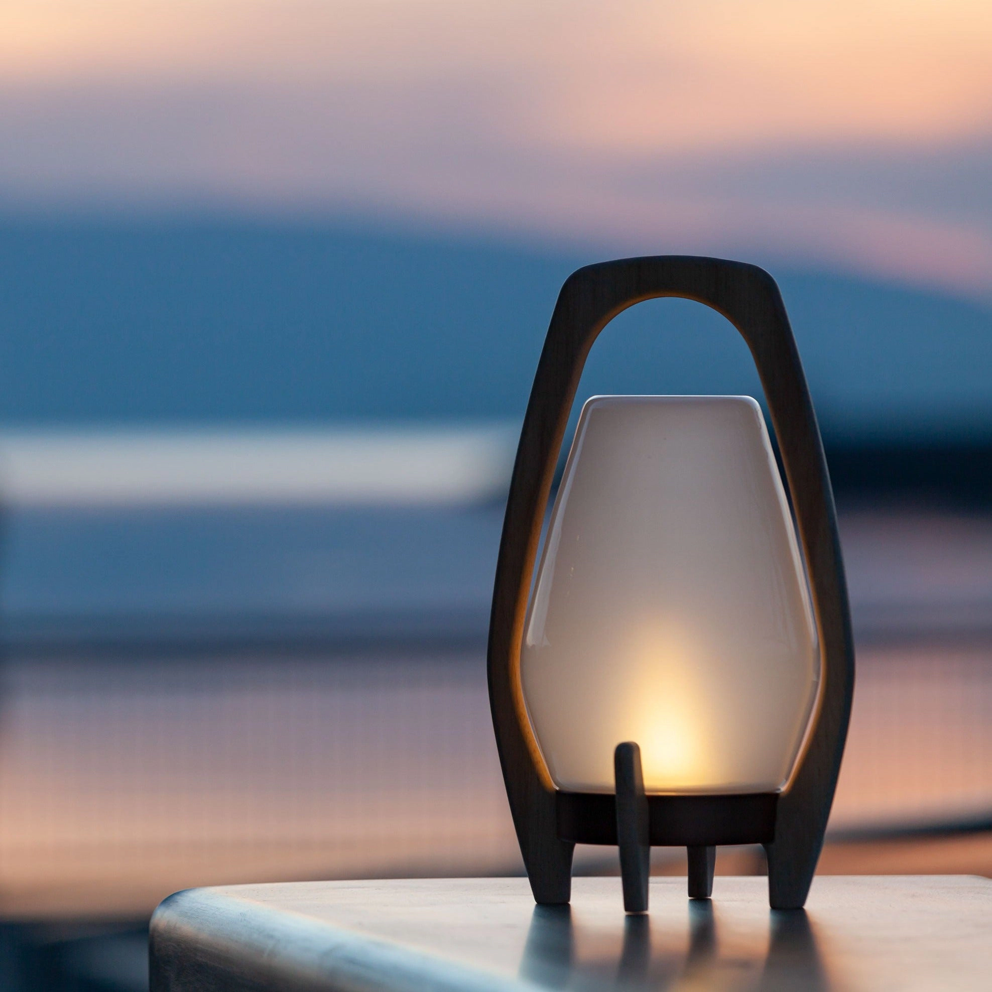 Allsop Home & Garden Drifter Lantern Rechargeable Glass LED Lanterns