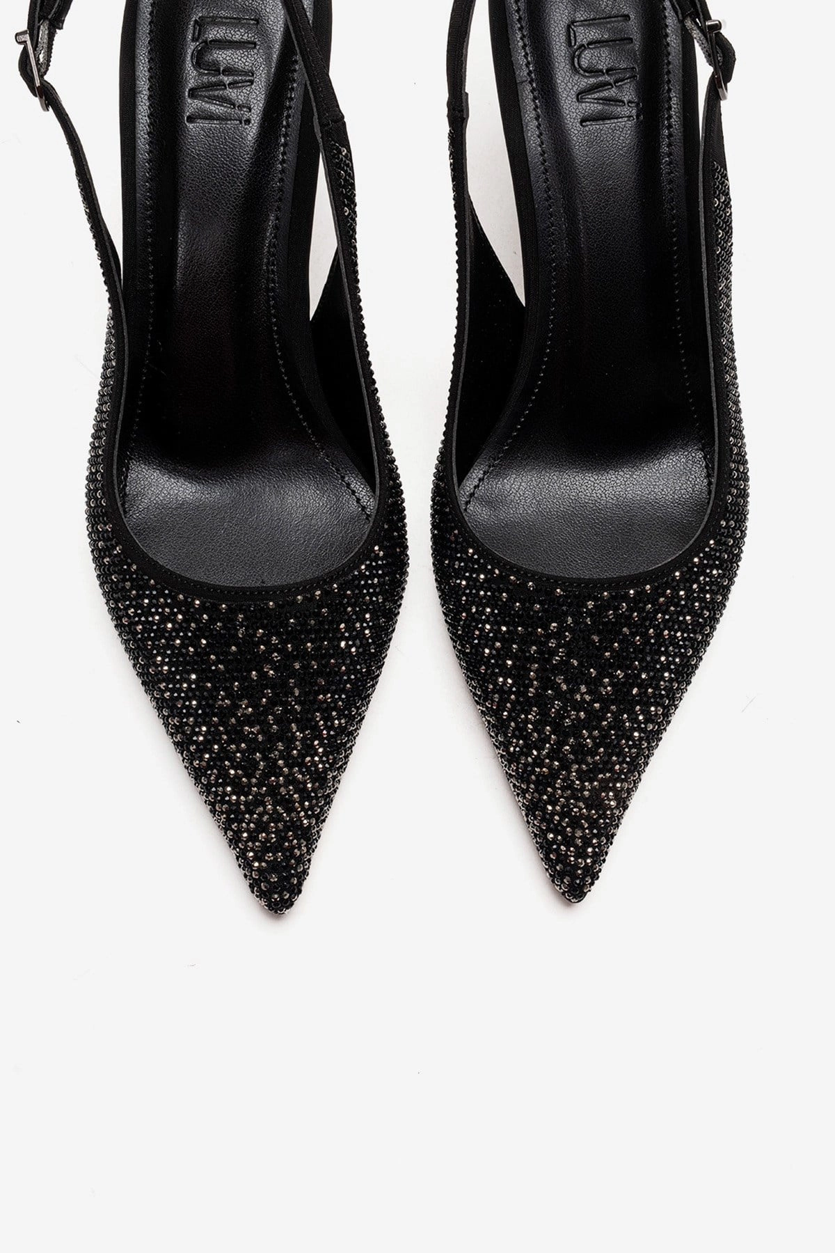 Prologue Shoes Womens Johanna Slingback Embellished Stiletto Pump