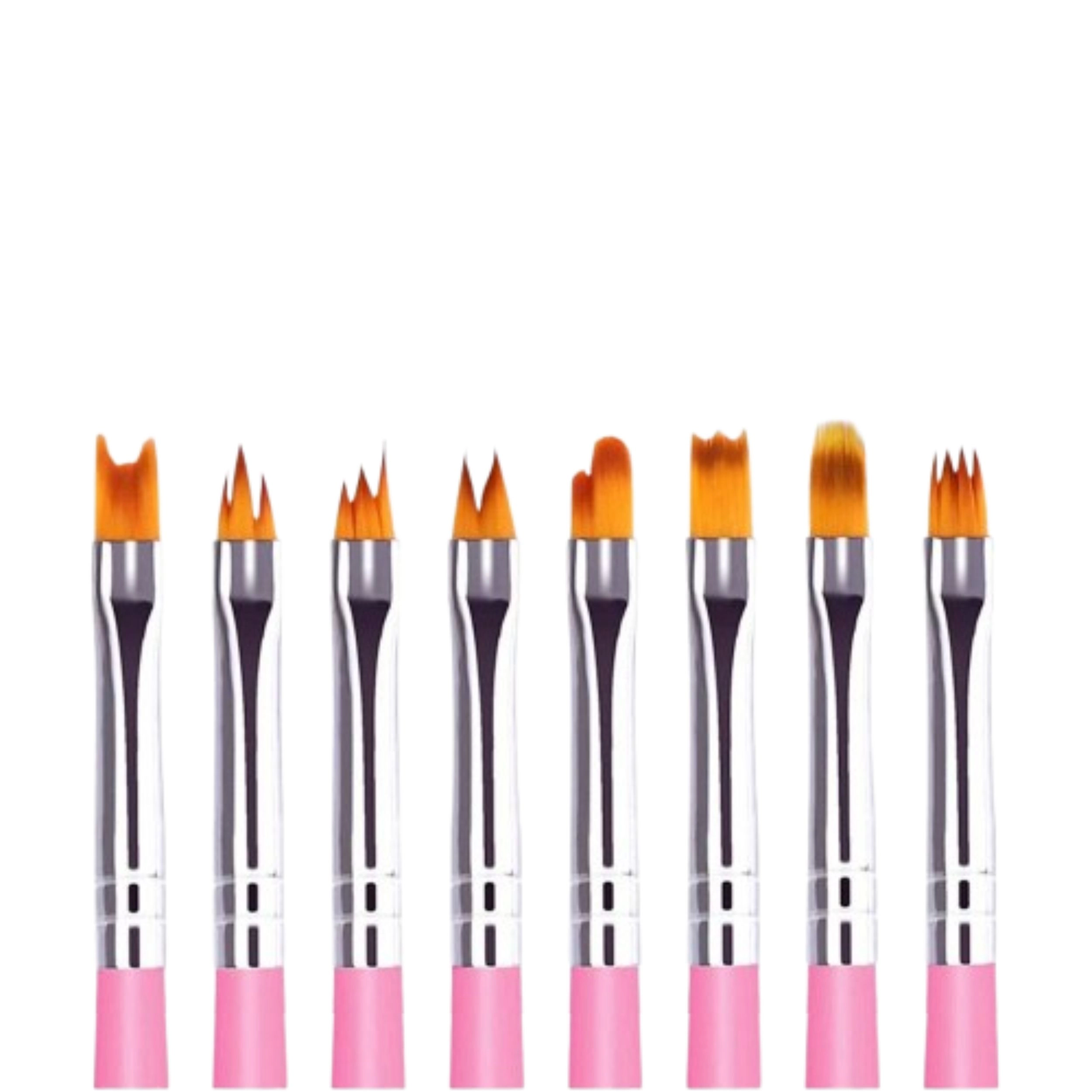 Home Collection Nail Art Painting and Detail Brush Set Pack of 8