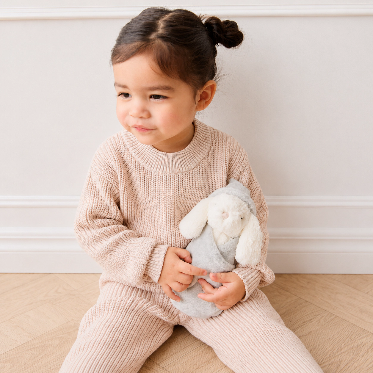 Snuggle Bunnies Sleeping Penelope the Bunny 9"