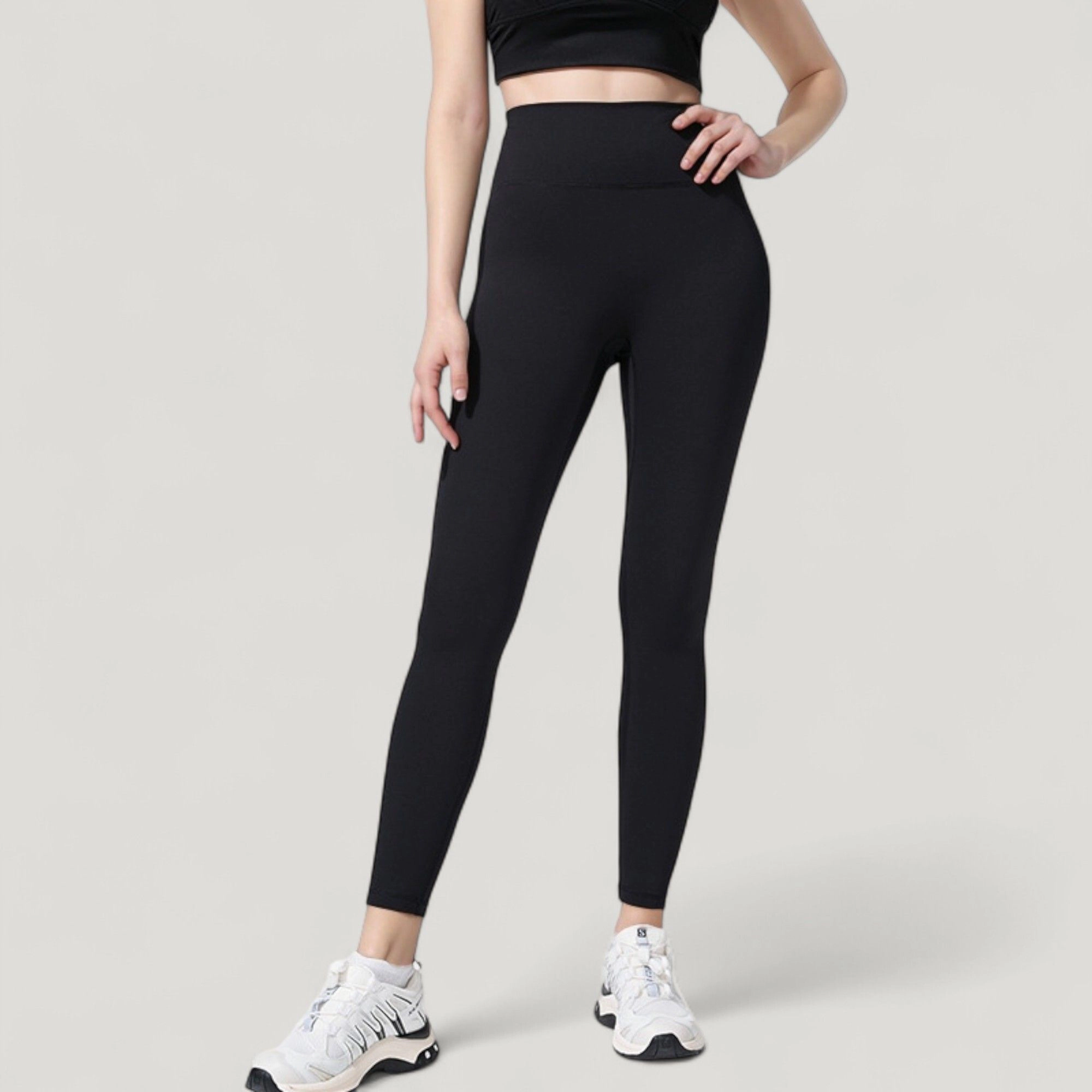 Anna-Kaci Active Women's High Waist Full Length Seamless Leggings with Contoured Fit