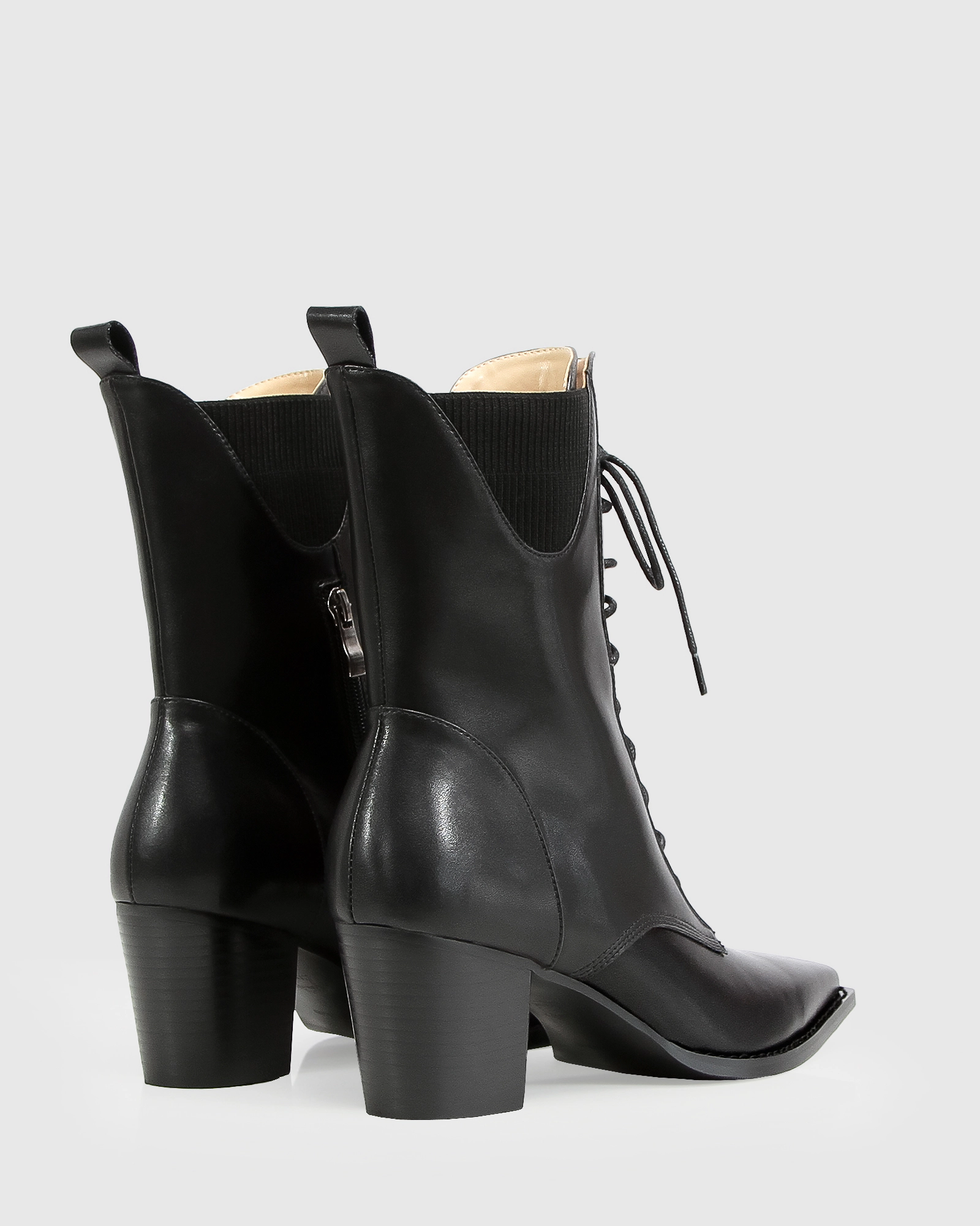 Belle & Bloom Womens Jumping Ship Laced Boot