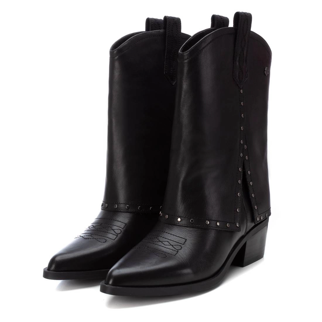 Women's Leather Italian Western Booties Carmela Collection By XTI