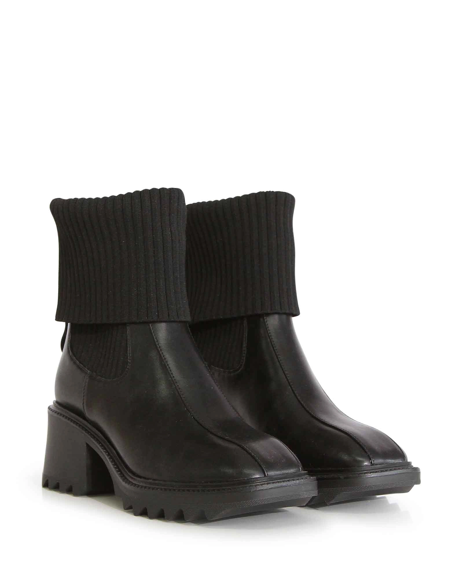 Belle & Bloom Womens Perfect Illusion Knit Boot