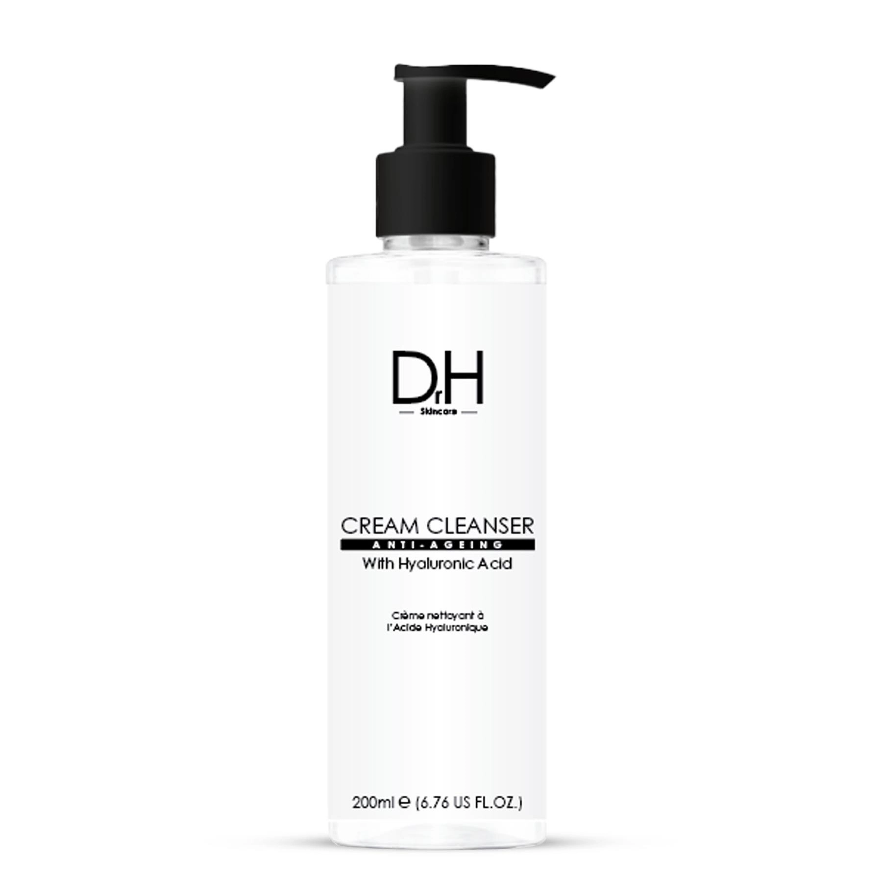 Dr H Cream Cleanser with Hyaluronic Acid 200ml - Anti-Aging, Blemish Control