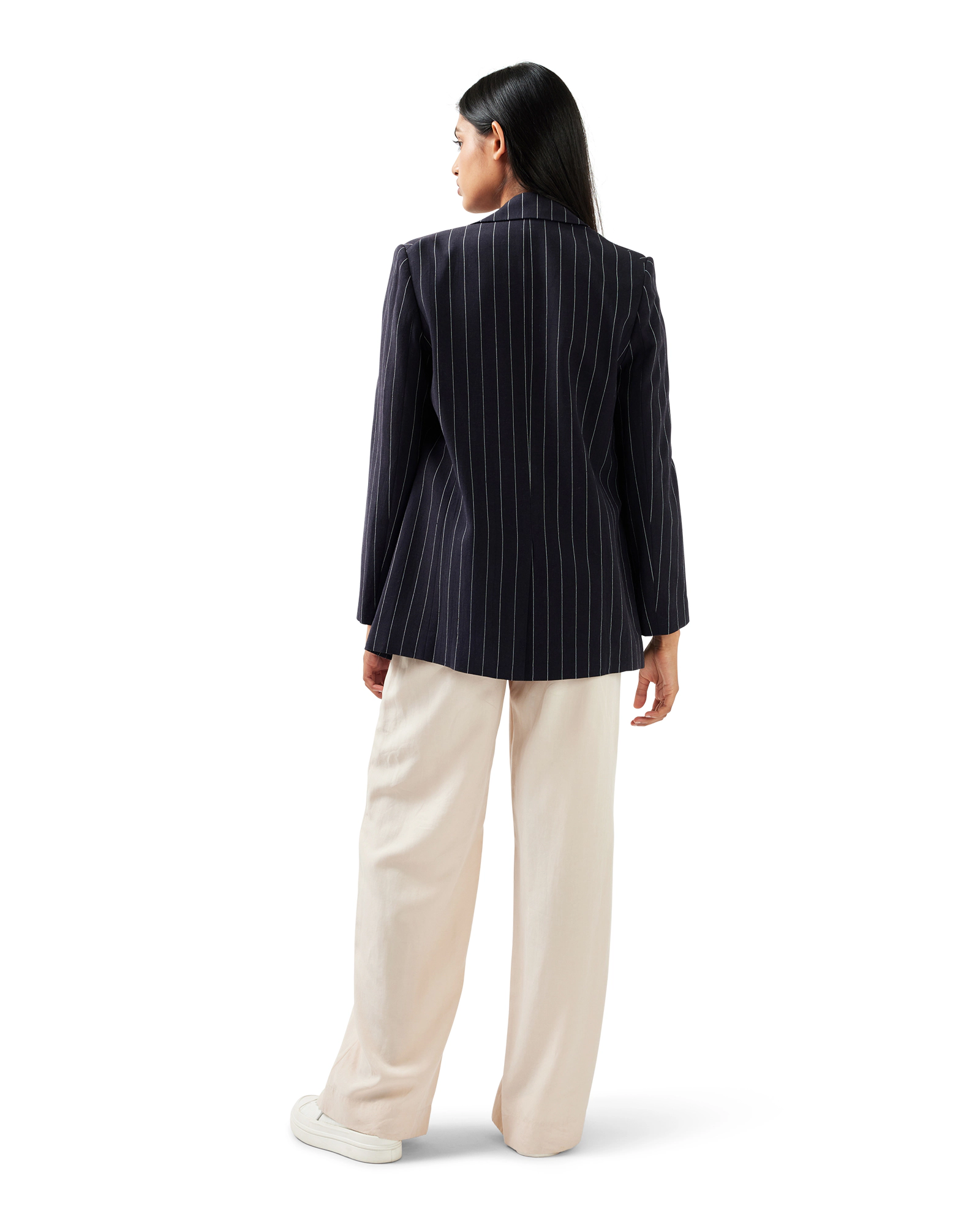 Belle & Bloom Womens Love & Mercy Striped Blazer