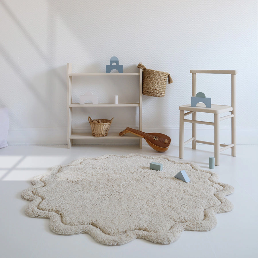 Nattiot Washable Cotton Kid's Rug - Sweet April Nude
