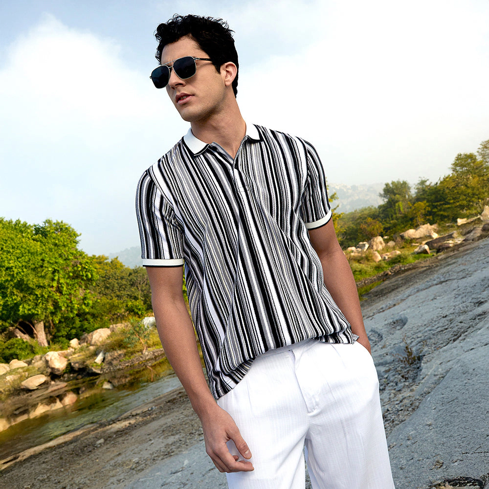 Multitrack Knit Polo T-Shirt