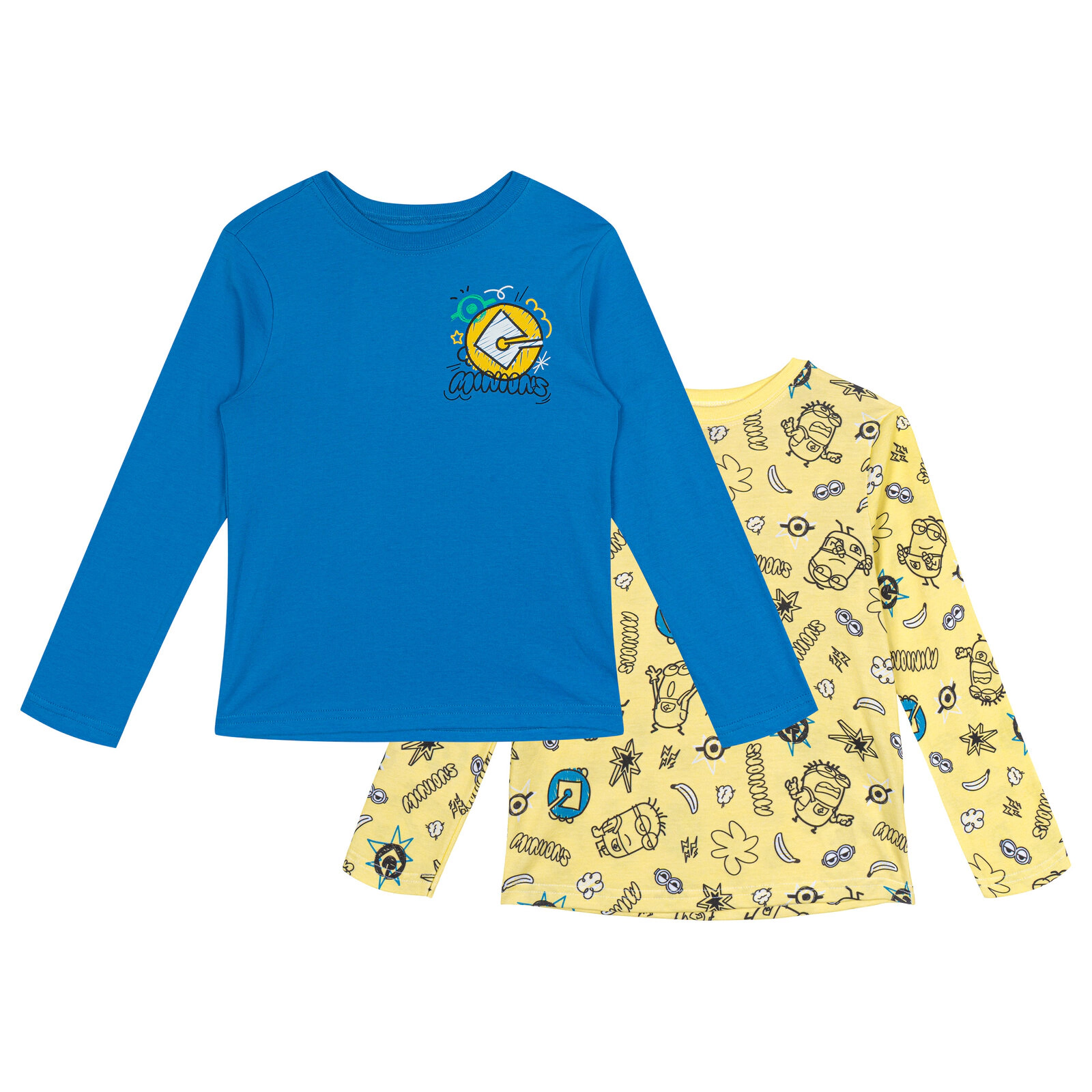 Minions Boys' 2-Pack Long Sleeve T-Shirts