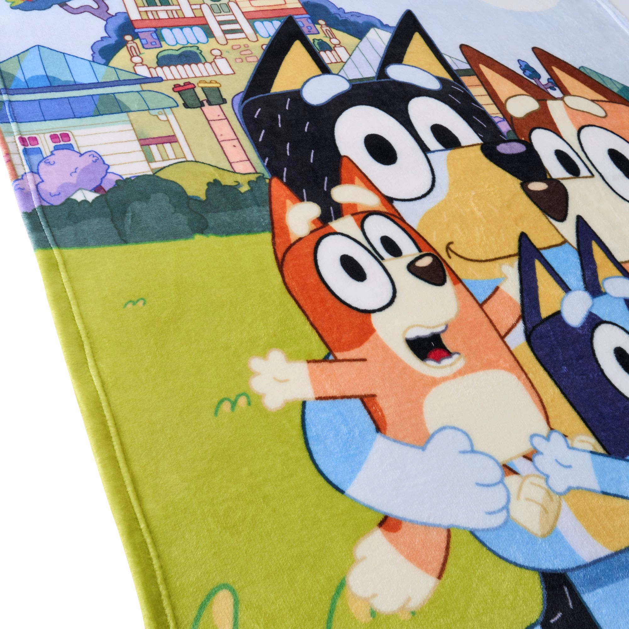 Sweet Home Collection Kids Bluey Micro Raschel Throw Blanket 46"x60"