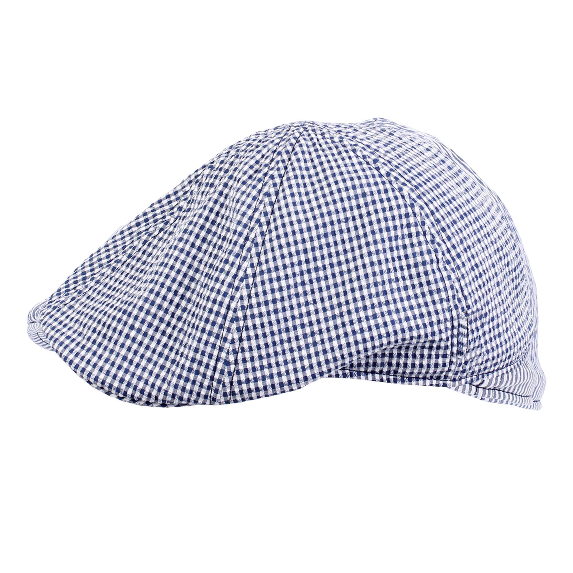 Wigens Men's Patterned Seersucker Pub Cap