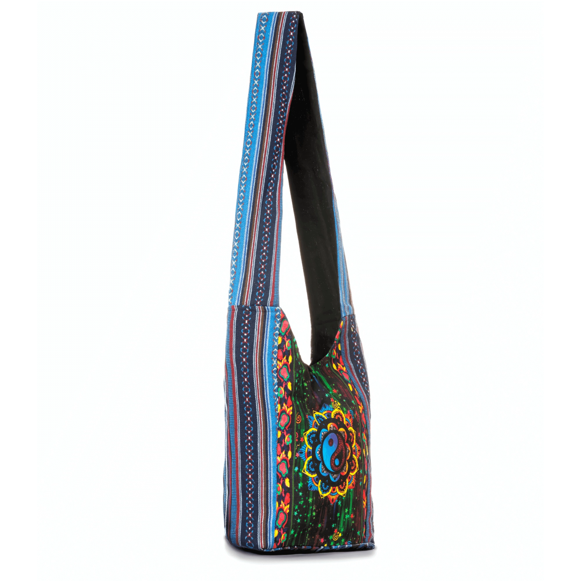 Kathmandu Collection Womens Yin Yang Print Hobo Bag