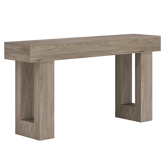 Tribesigns Wooden Sofa Table, 63-Inch Modern Console Table For Living Room