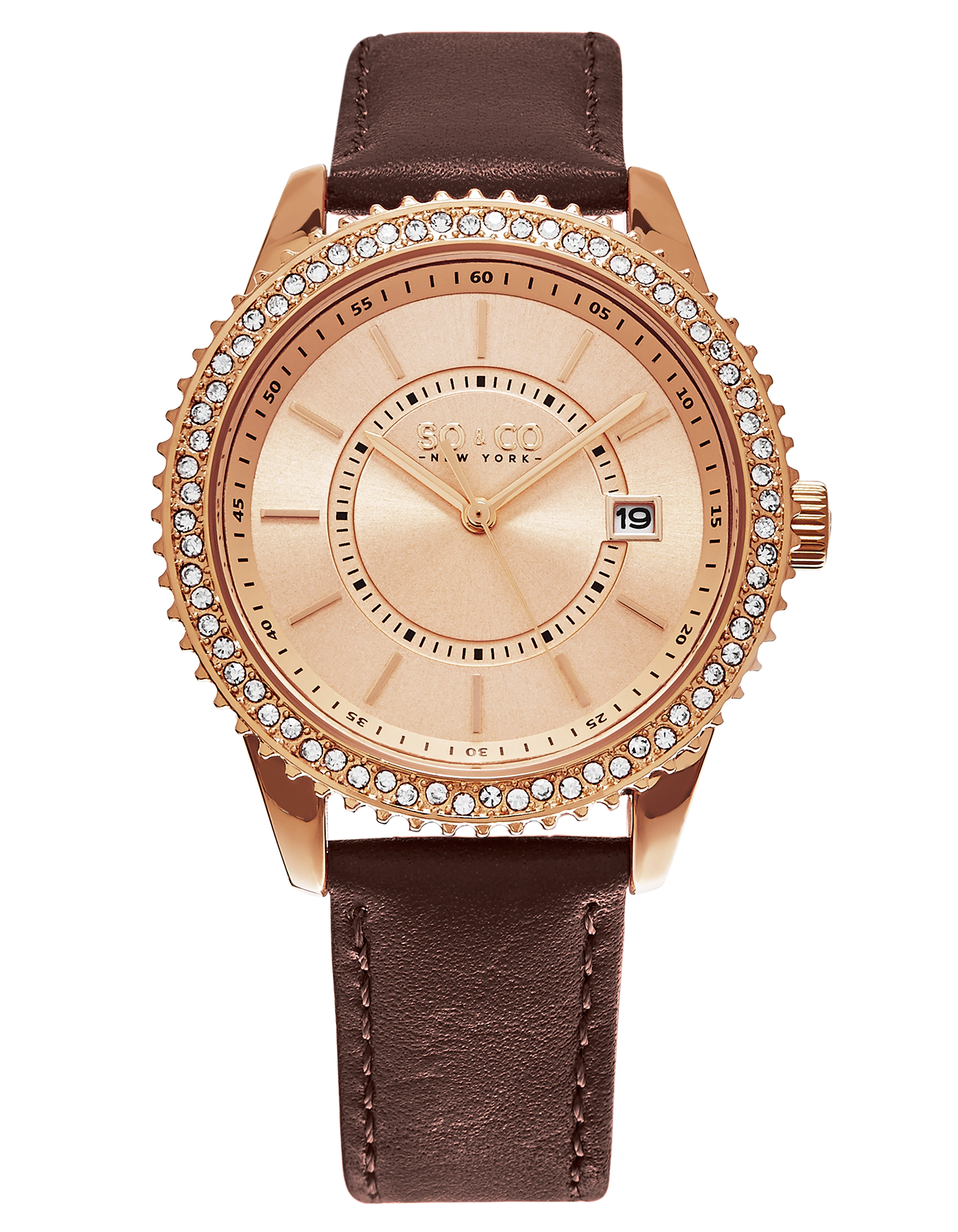 SO&CO 5246 38mm Classic Quartz Watch