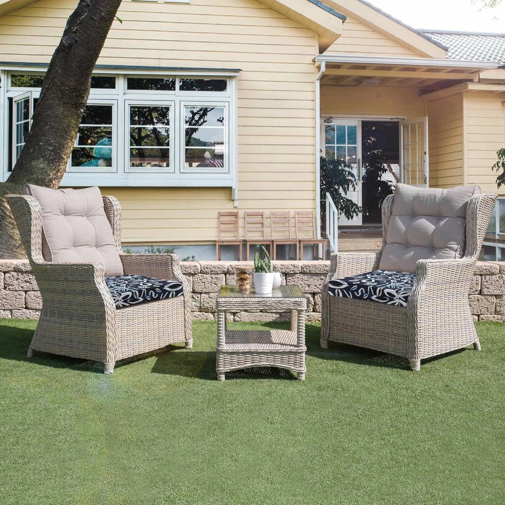 Radiant Essence Unisex Waterproof Tufted Patio Chair Cushion