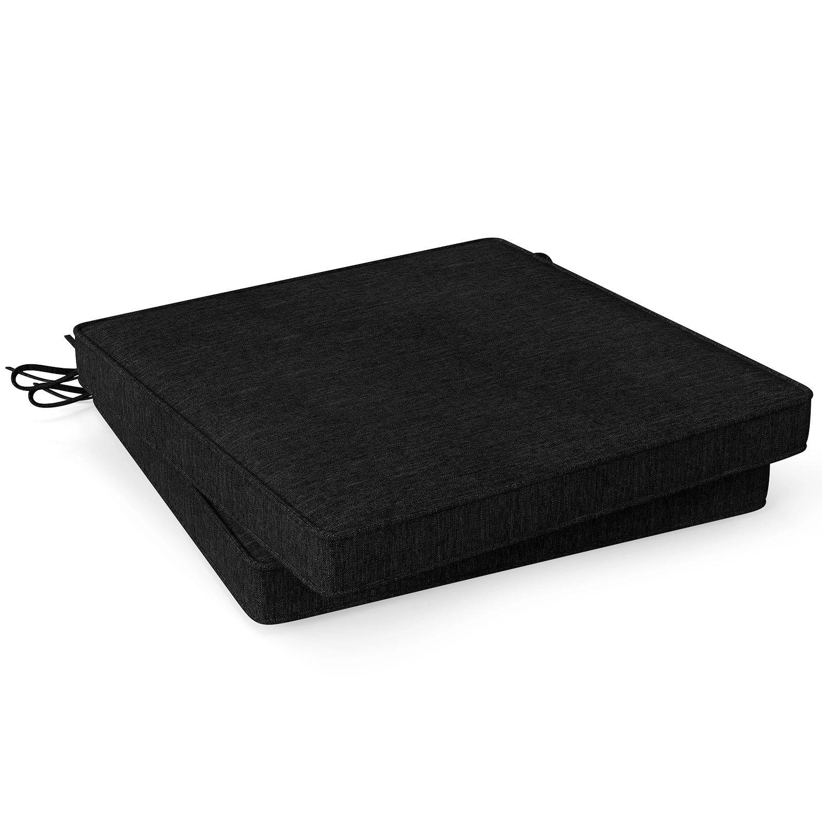 LJG Outdoor Chair Cushion Set of 2 Waterproof Fade-Resistant Olefin Seat Cushions