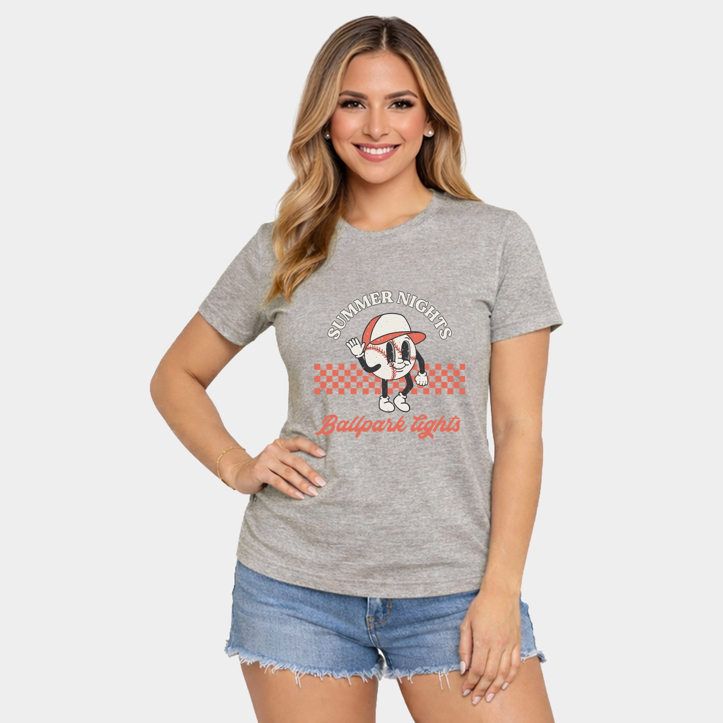 Simply Sage Market - Retro Summer Nights Women's Short Sleeve Graphic T-Shirt