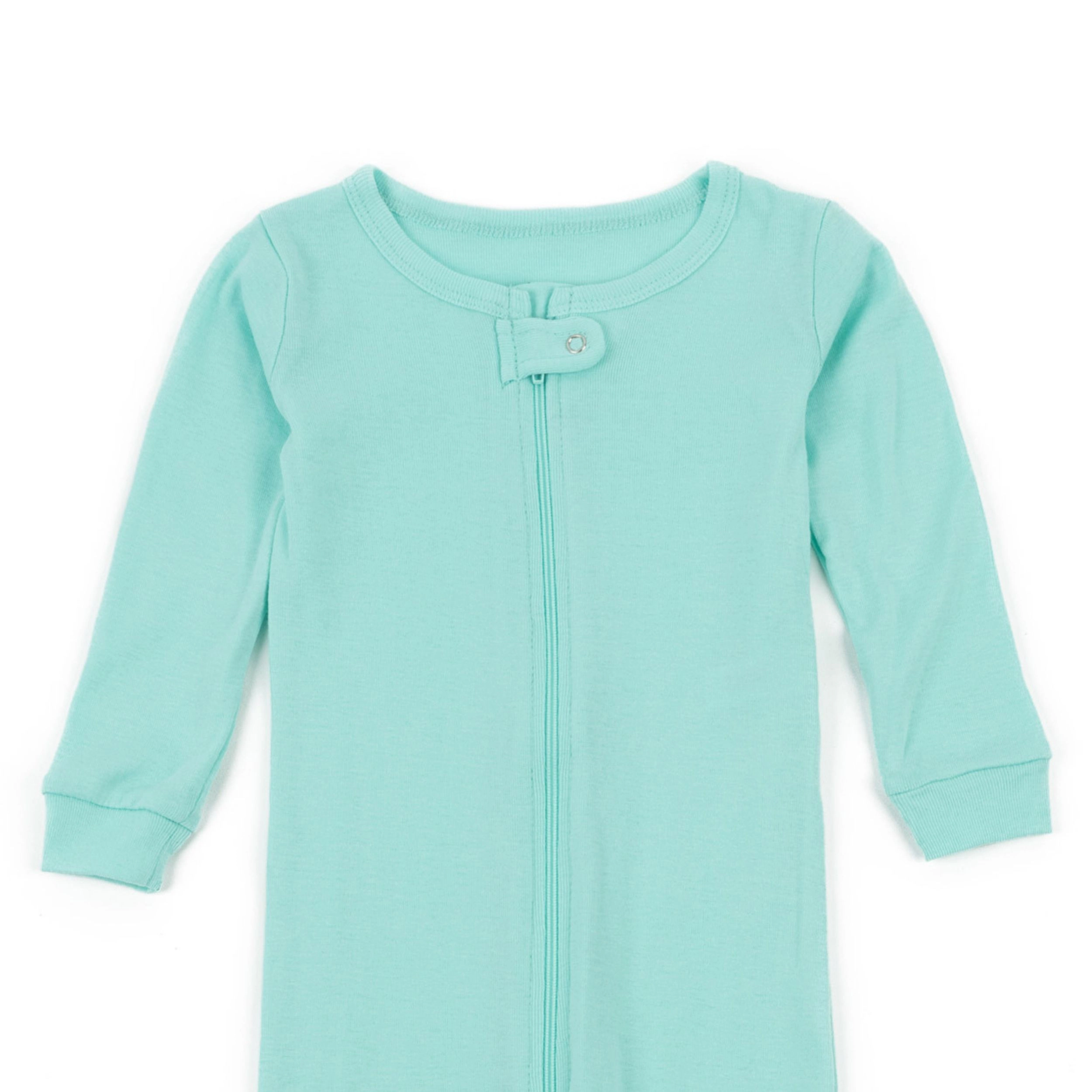 Leveret Baby/Toddler Classic Solid Cotton Footed Pajamas