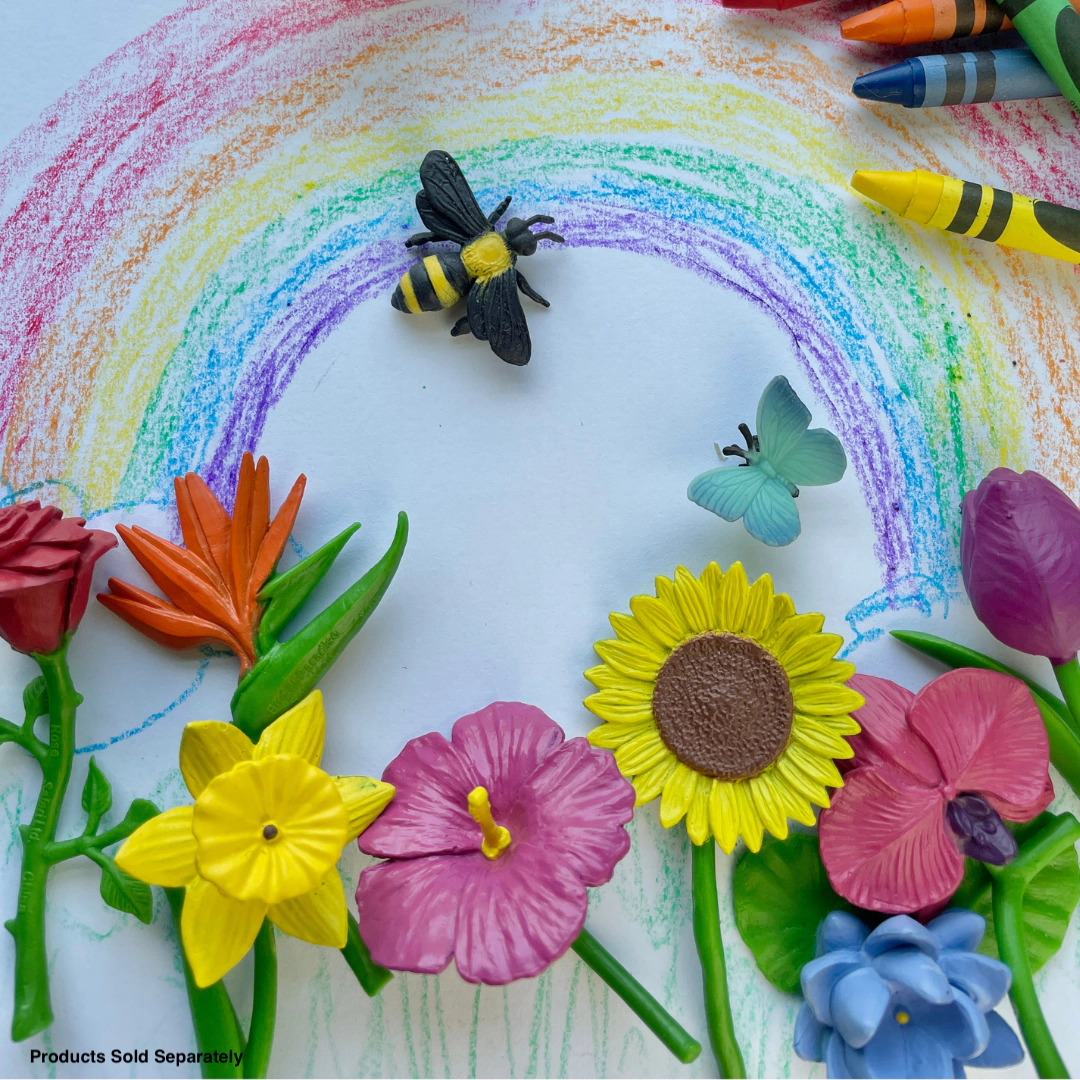 Safari Ltd. - Flowers TOOB - contains 8 Mini Figurines