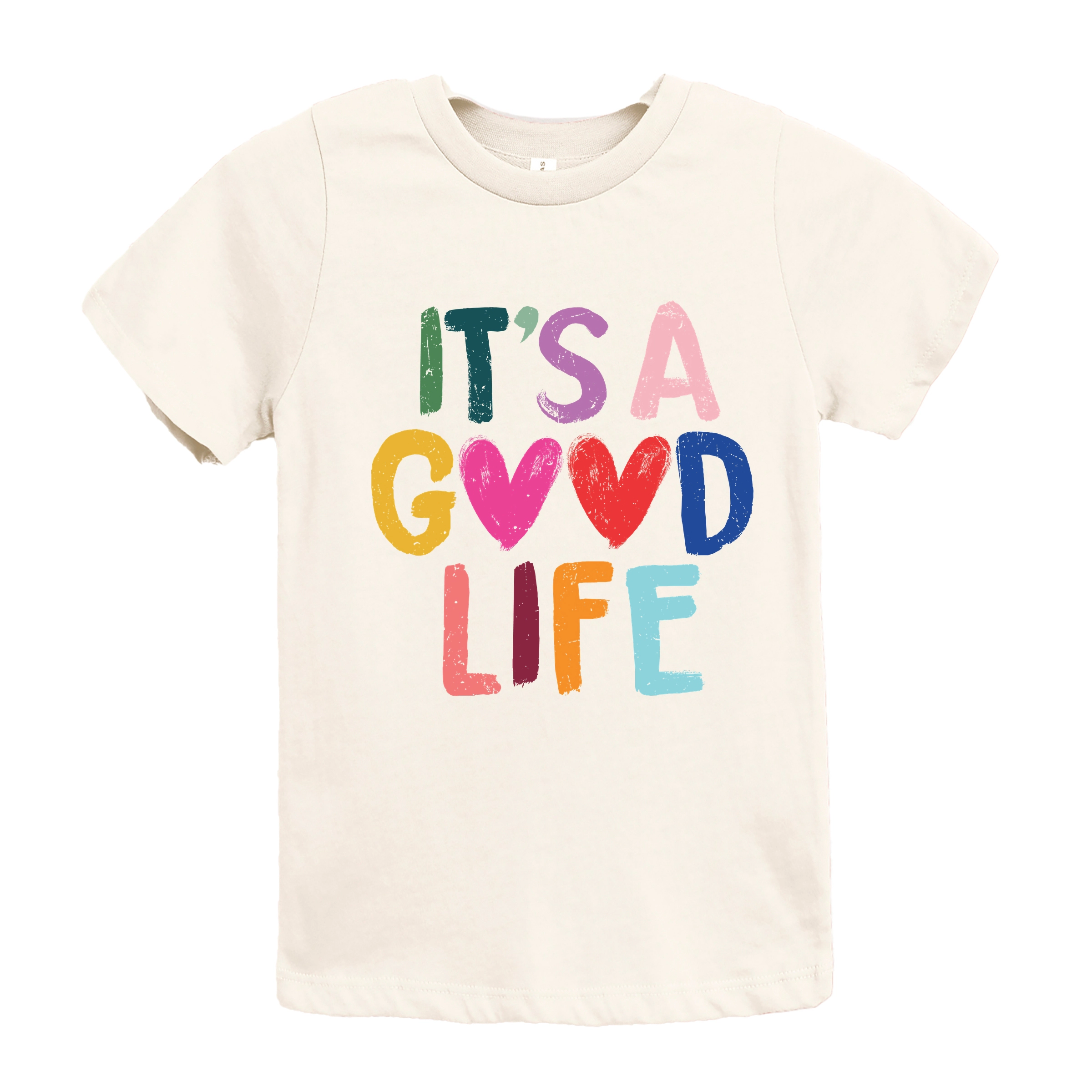 The Juniper Shop - It's A Good Life Hearts Youth Short Sleeve Graphic T-Shirt