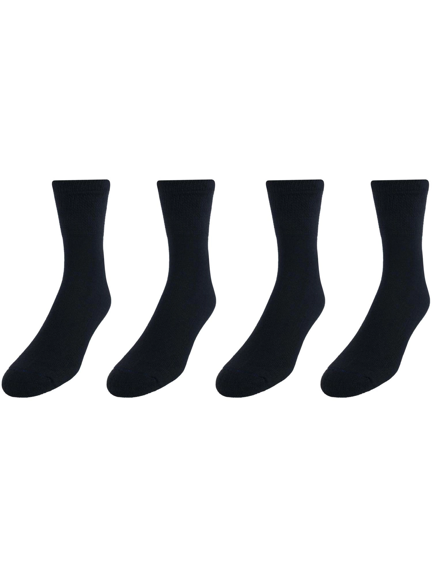 Dr. Scholl's Men's Big and Tall Circulatory Quarter Socks (4 Pair Pack)