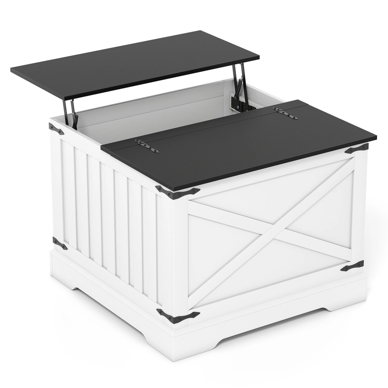 SlickBlue Square Lift Top Coffee Table with Storage Compartment