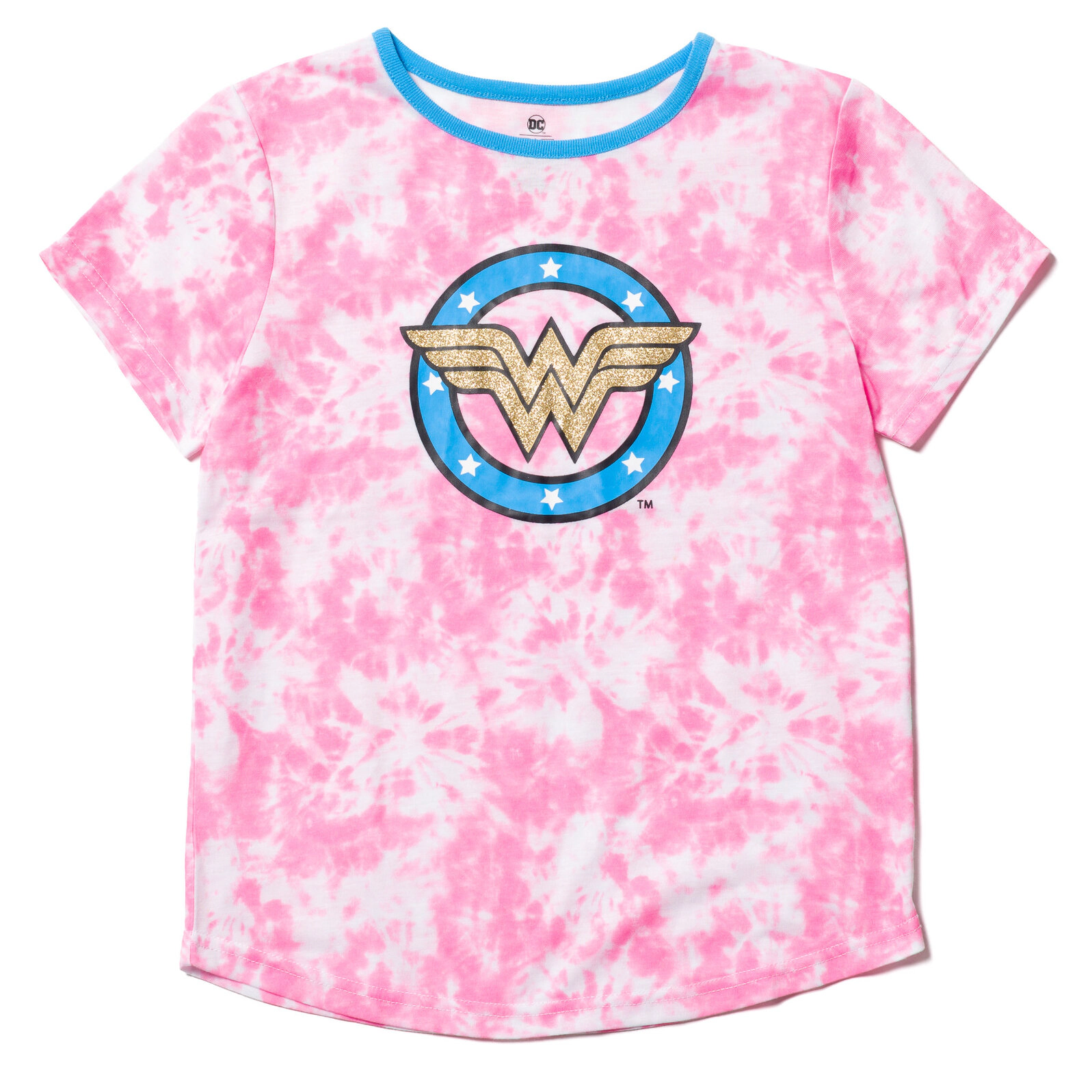 DC Comics Justice League Wonder Woman Girls' 2-Piece Pajama Shirt and Pants Set