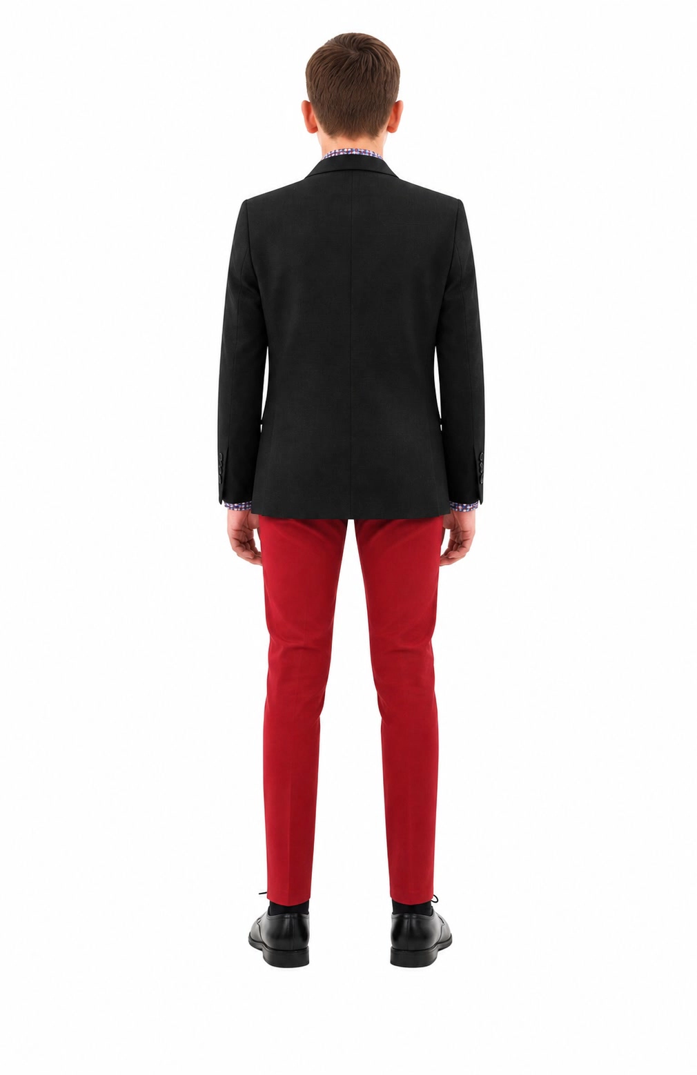 Elie Balleh Boys Slim Fit Clasic Mélange Jacket
