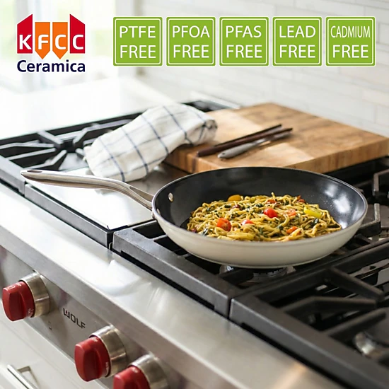 TECHEF - ValenCera - 12 Inch Frying Pan with Cover