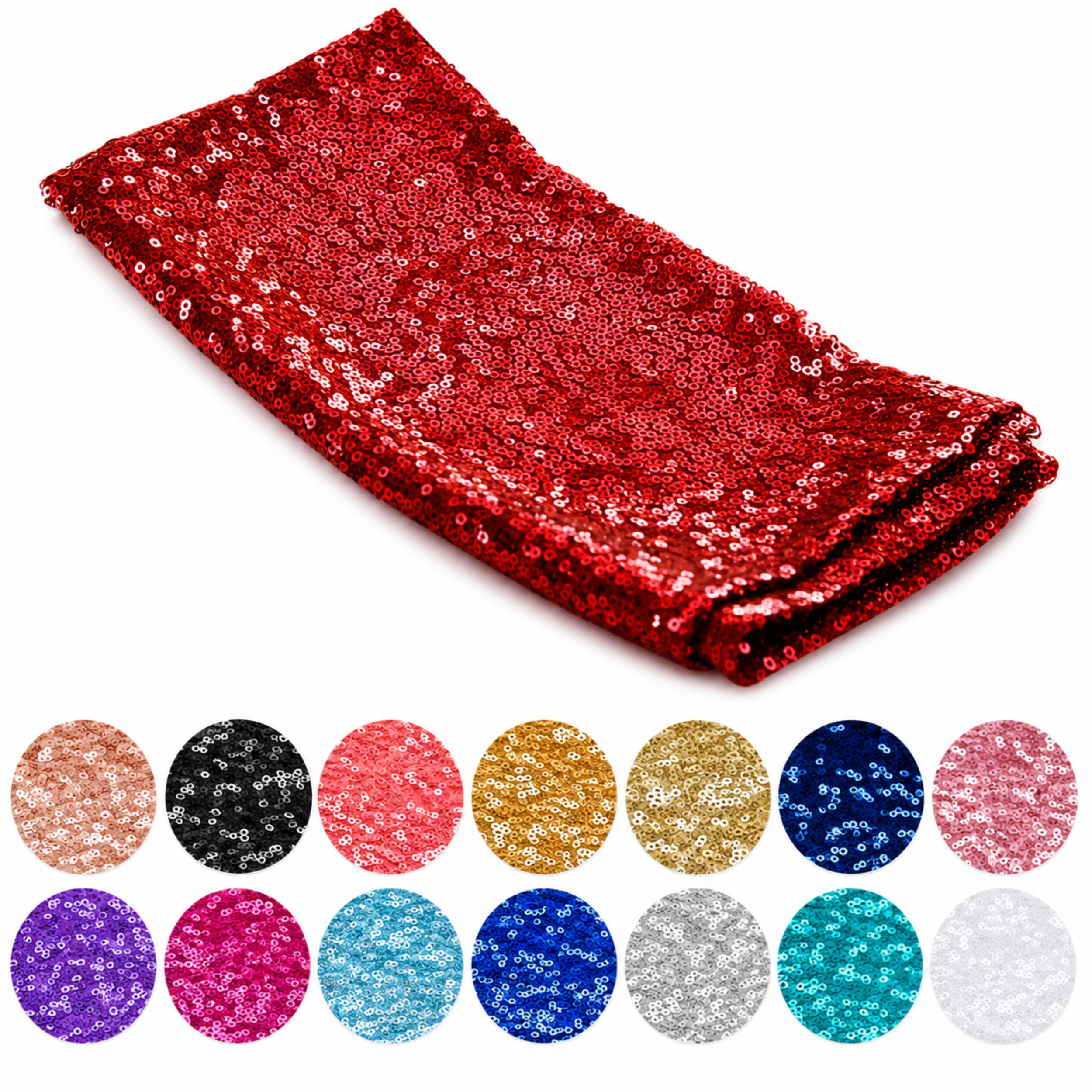 Home Collection 20-Inch Sequin Tulle Dinner Napkin