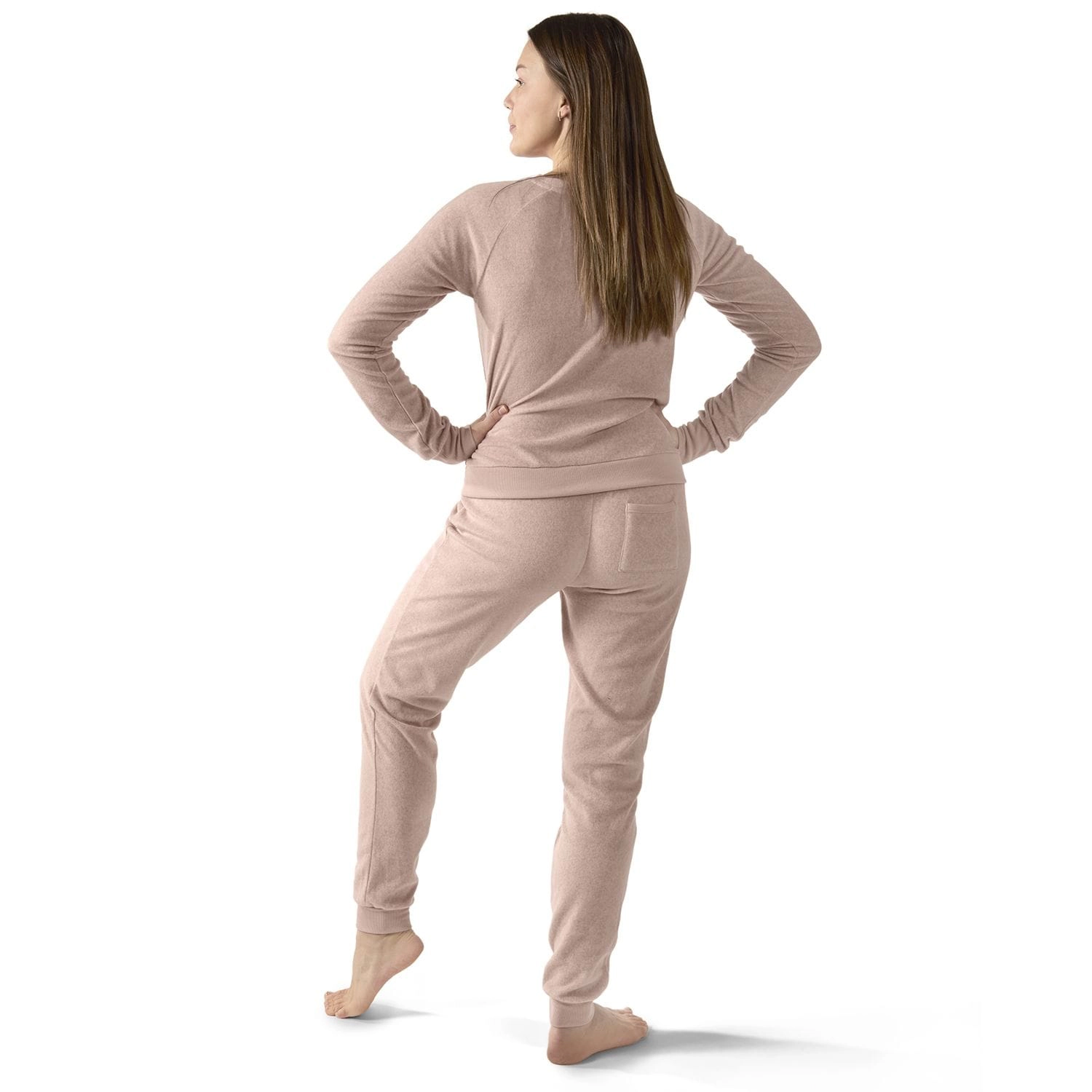 MeMoi Women's 2 Piece Cozy Fleece Matching Jogger Pants Set