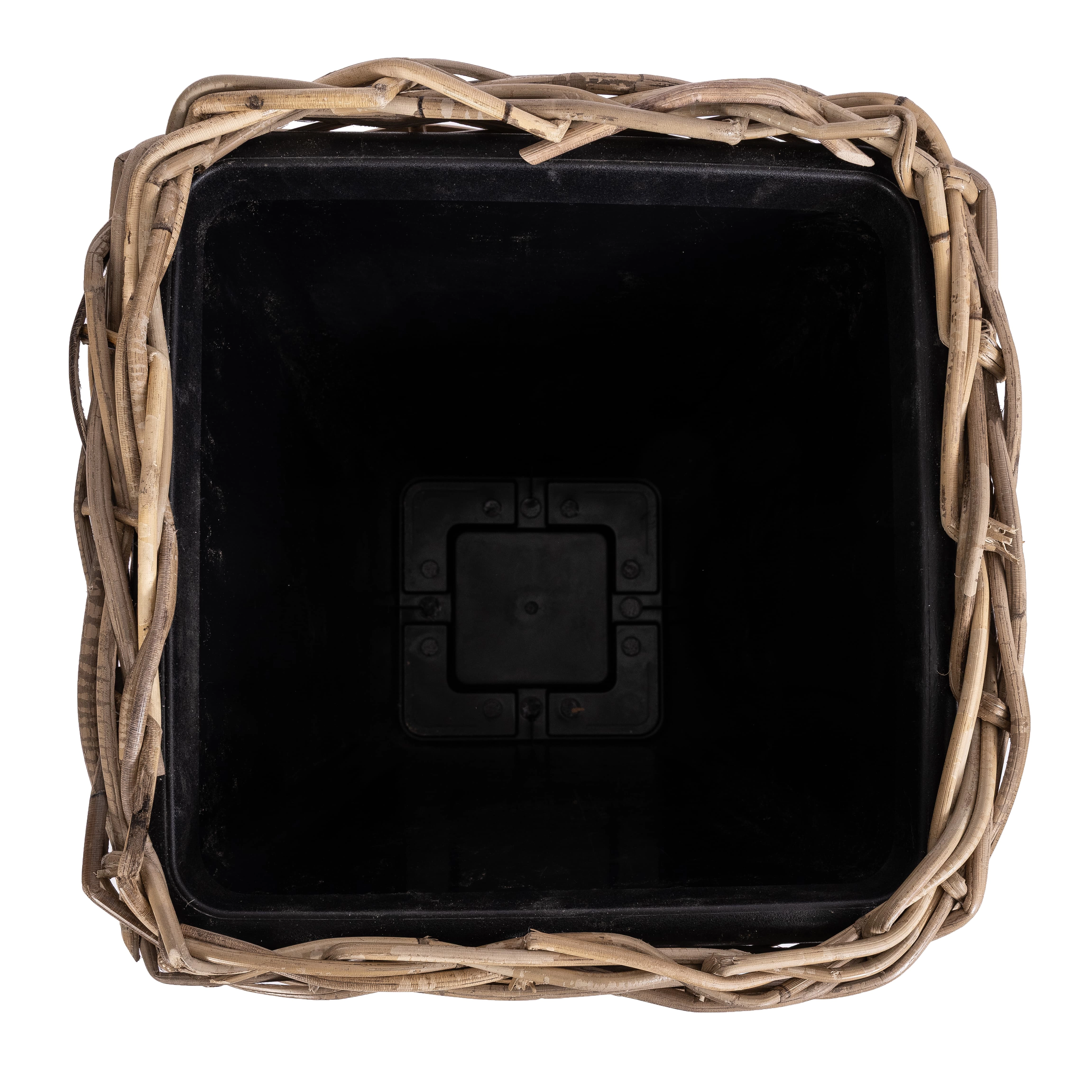 Saboga Home™ Square Tapered Planter with Plastic Insert